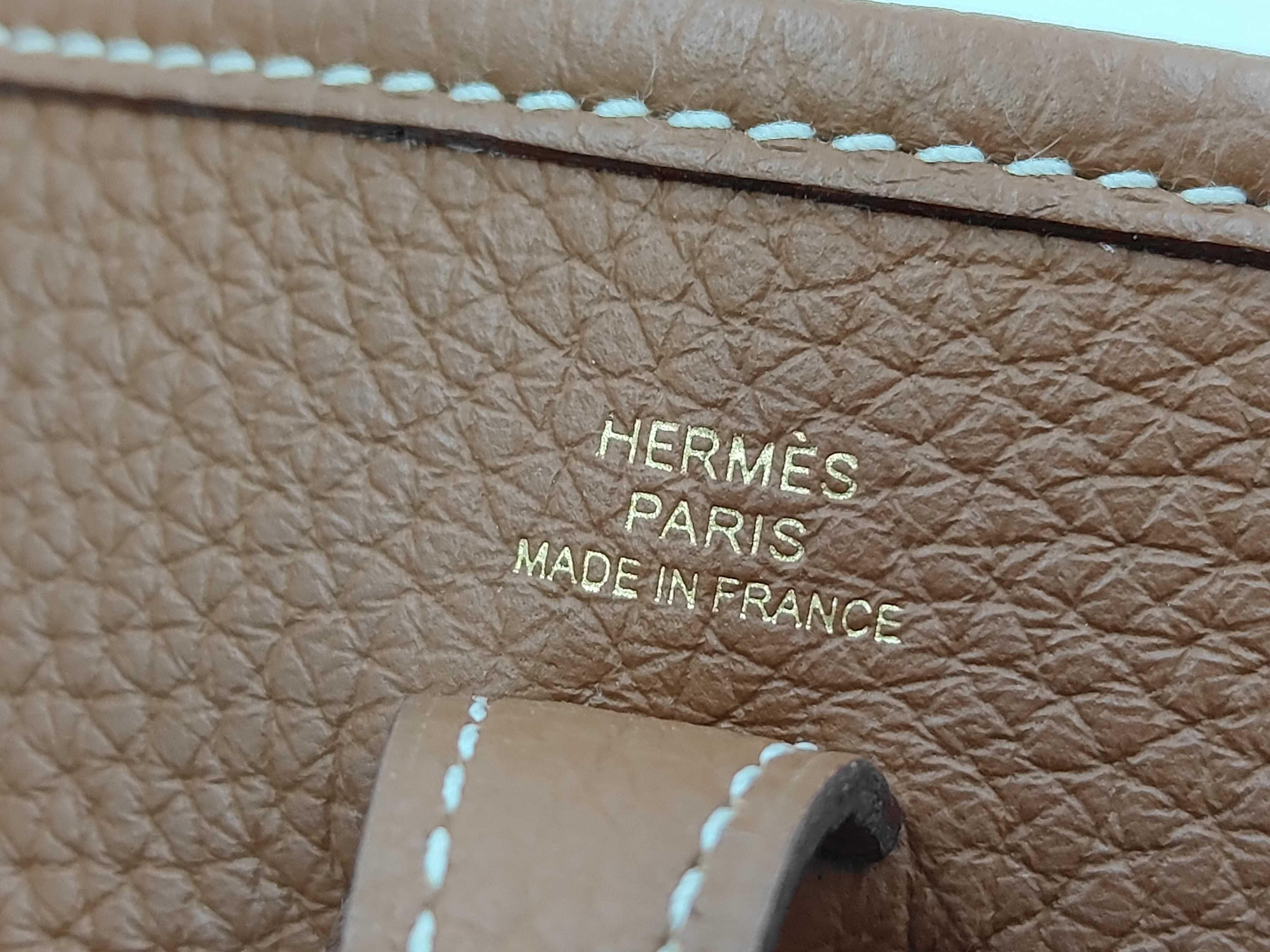 Evelyne 16 TPM Amazon Taurillon Clemence Brown Shoulder Bag — view 9