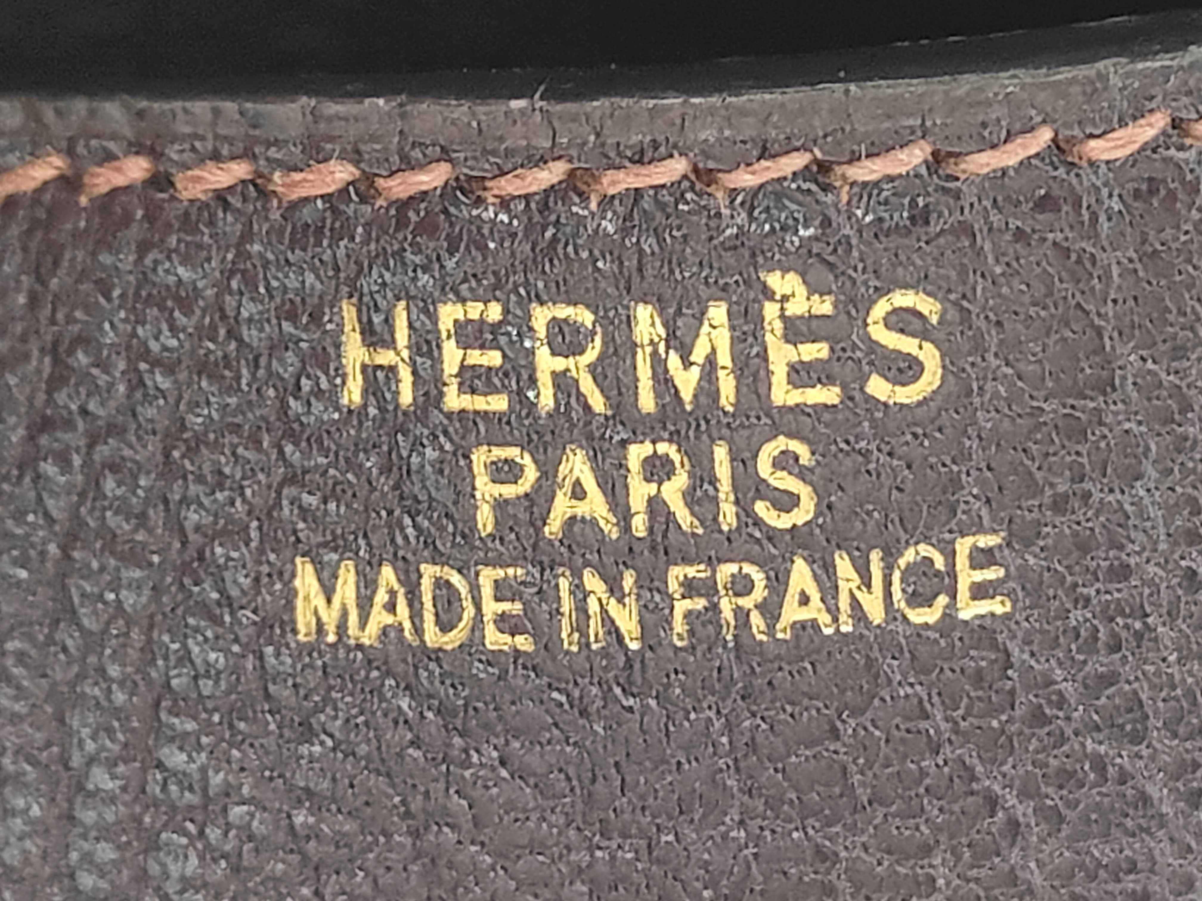 Birkin 35 Purple Gold Hardware Ardennes Leather F Stamp Handbag — view 10