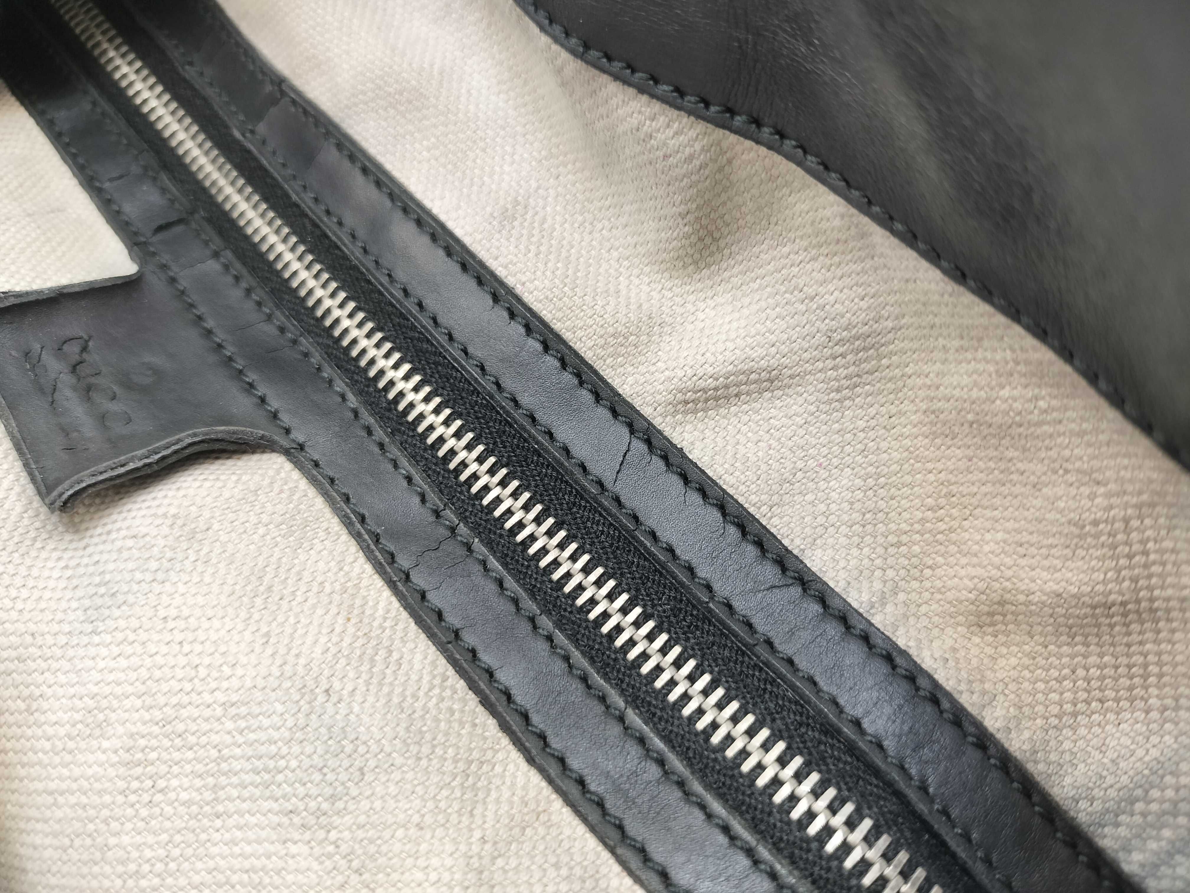 Black Smooth Leather Pumpkin Shoulder Bag — view 13
