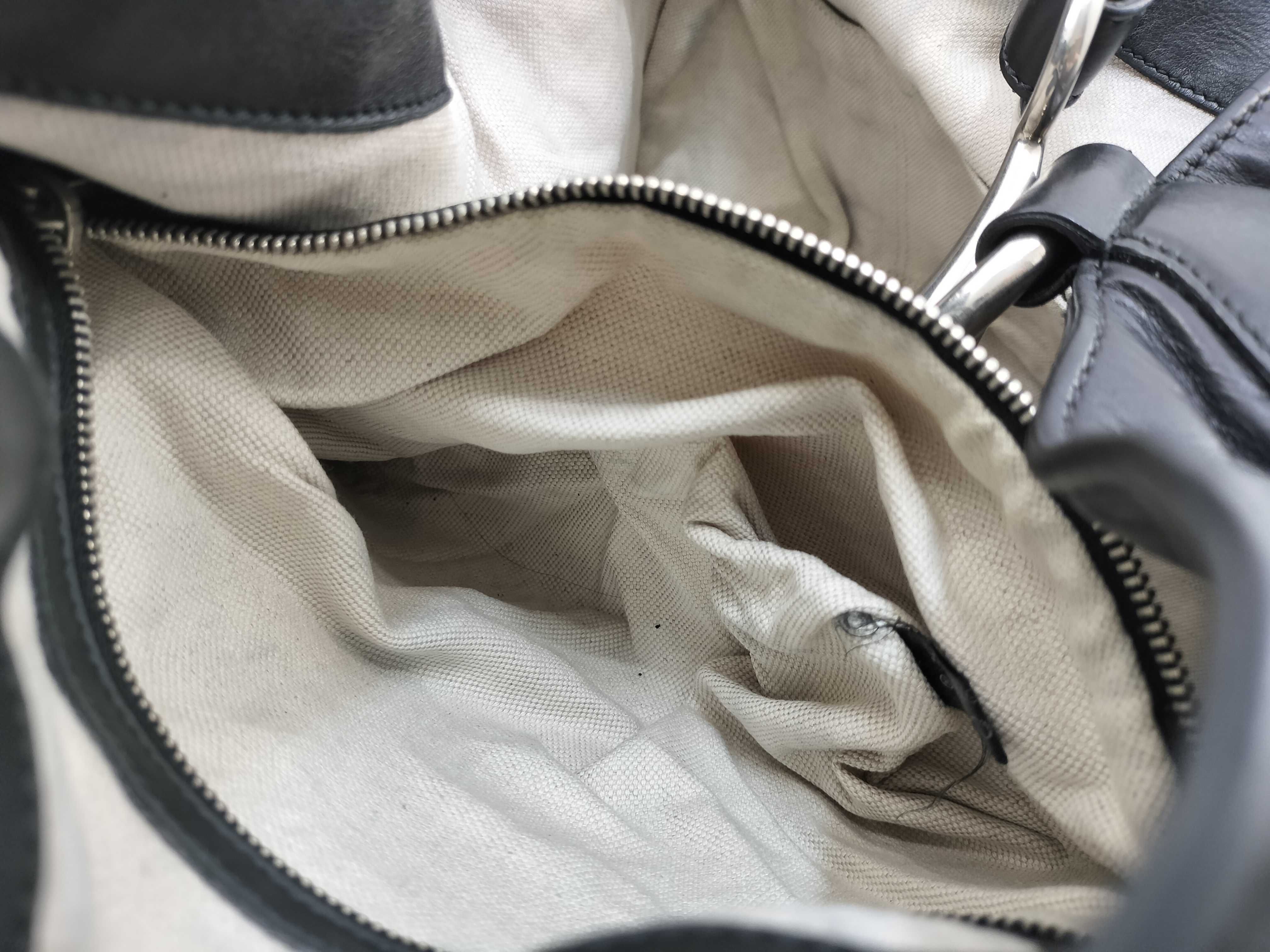 Black Smooth Leather Pumpkin Shoulder Bag — view 14
