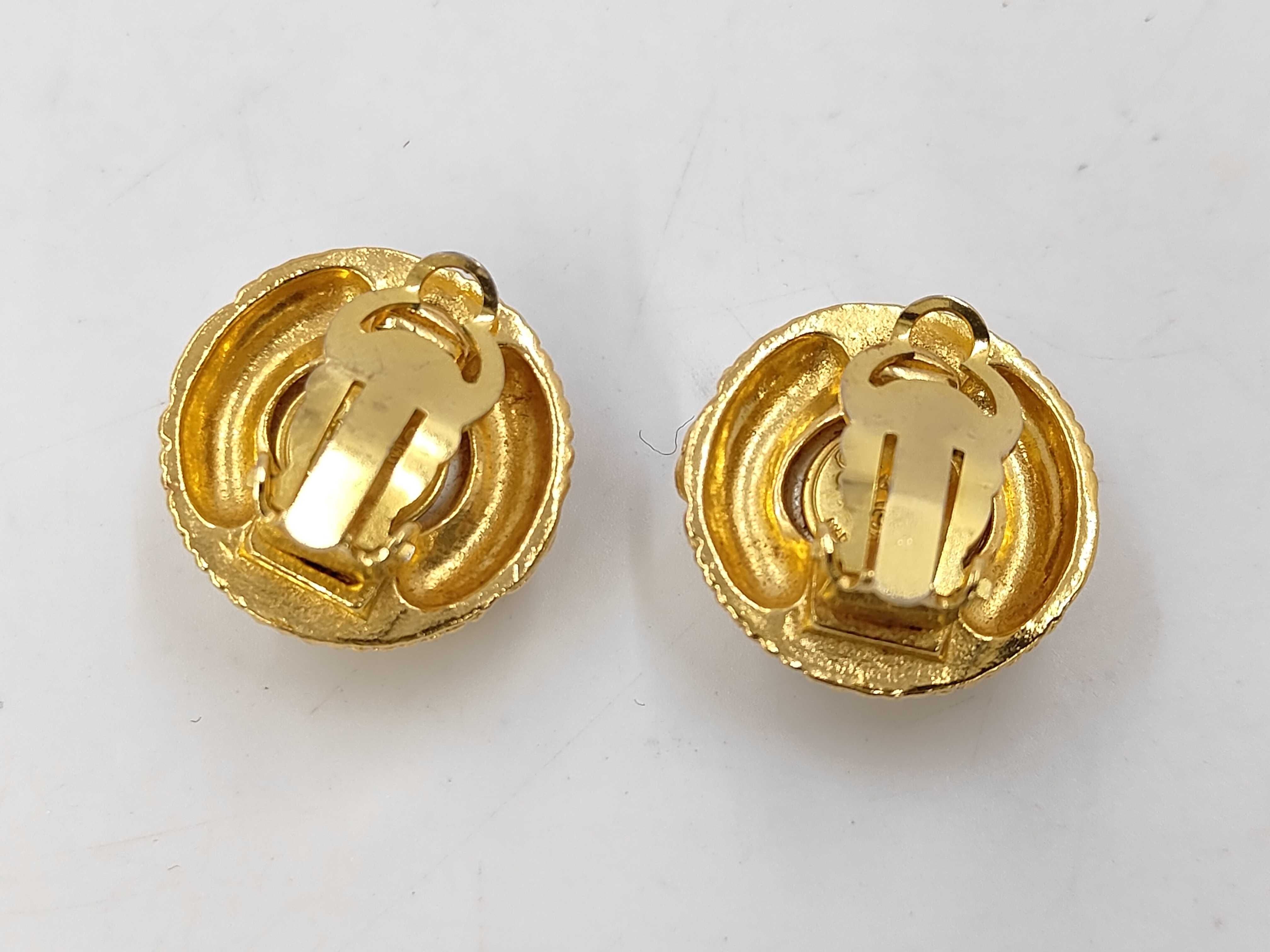 Coco Mark Earrings and Pearl Earrings — view 2