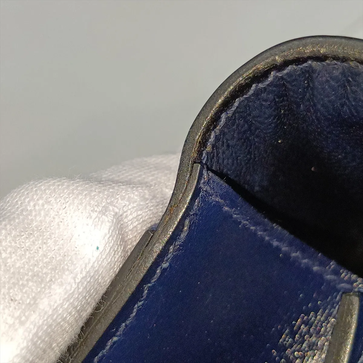 Constance 23 Box Calf Navy Gold Hardware D: 1974 — view 13