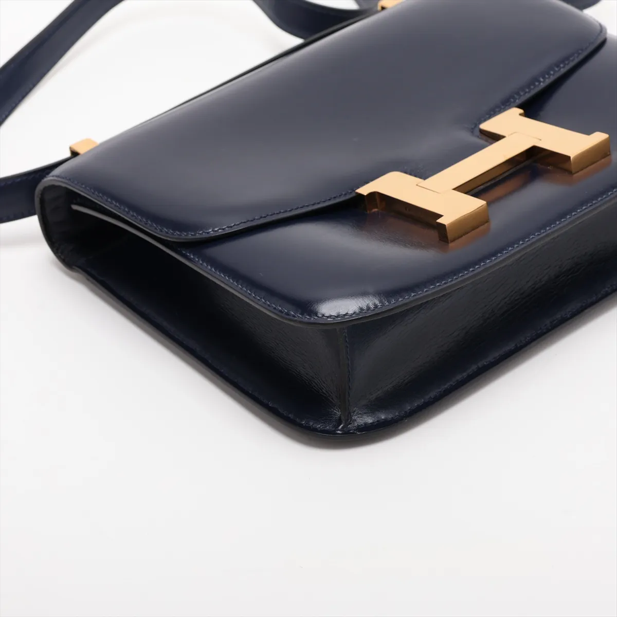 Constance 23 Box Calf Navy Gold Hardware D: 1974 — view 4