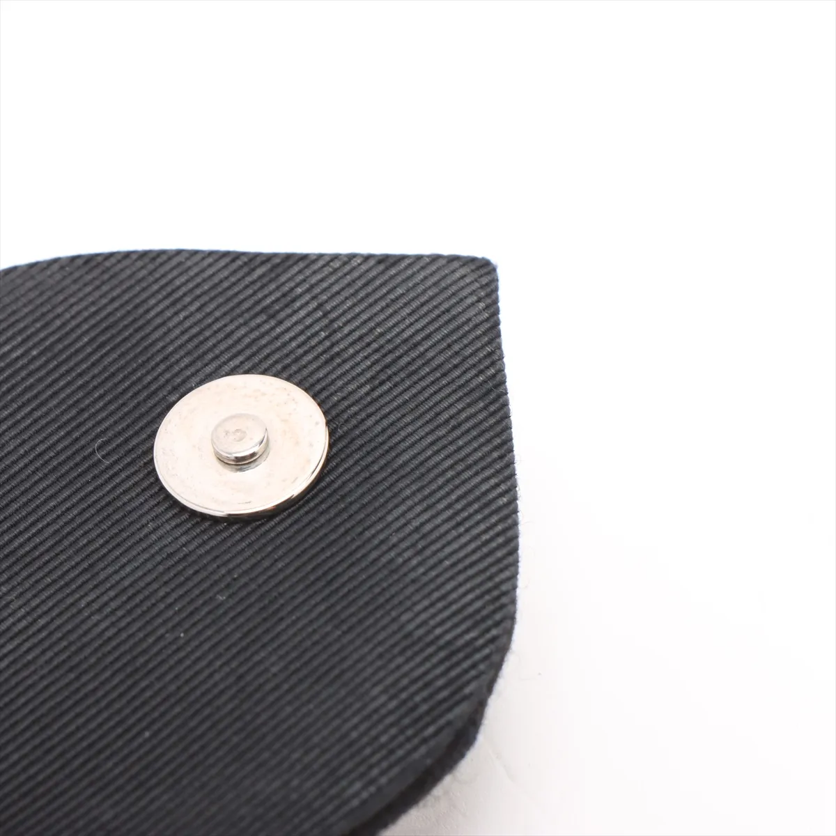 [Individually wrapped] Chanel Matelasse canvas chain shoulder bag emblem black silver hardware 9523587 19th series — view 12