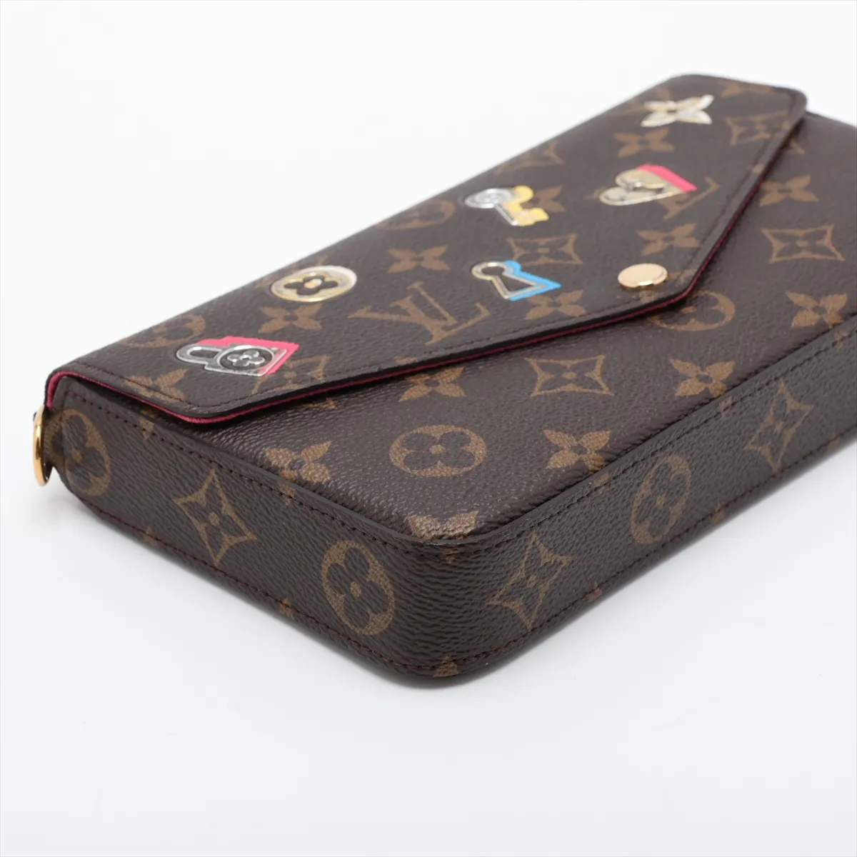 Monogram Love Lock Pochette Felice M63999 MI5118 Brown — view 4