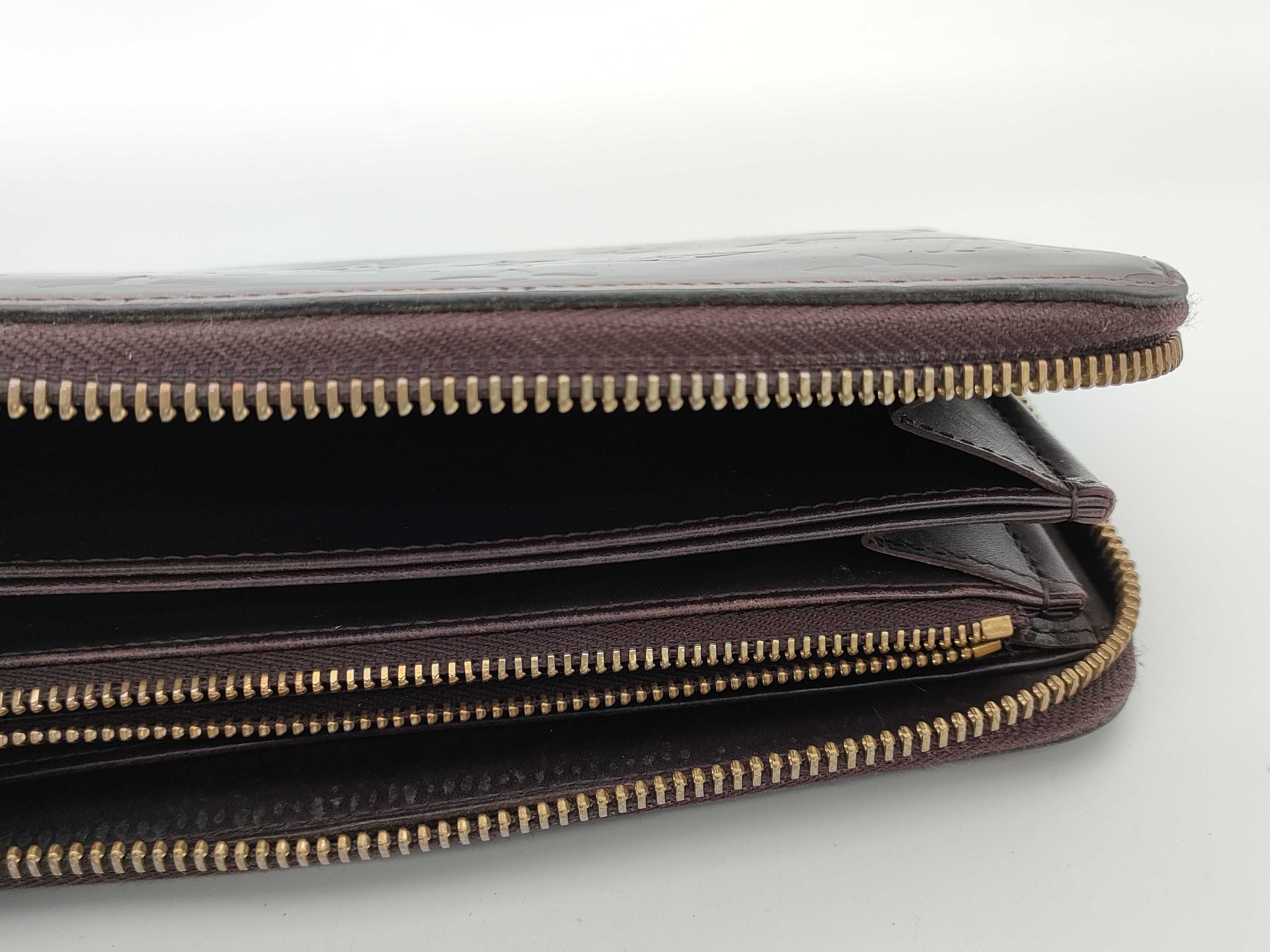 Vernis Monogram Vernis Zippy Wallet Long Wallet Wine Red — view 12
