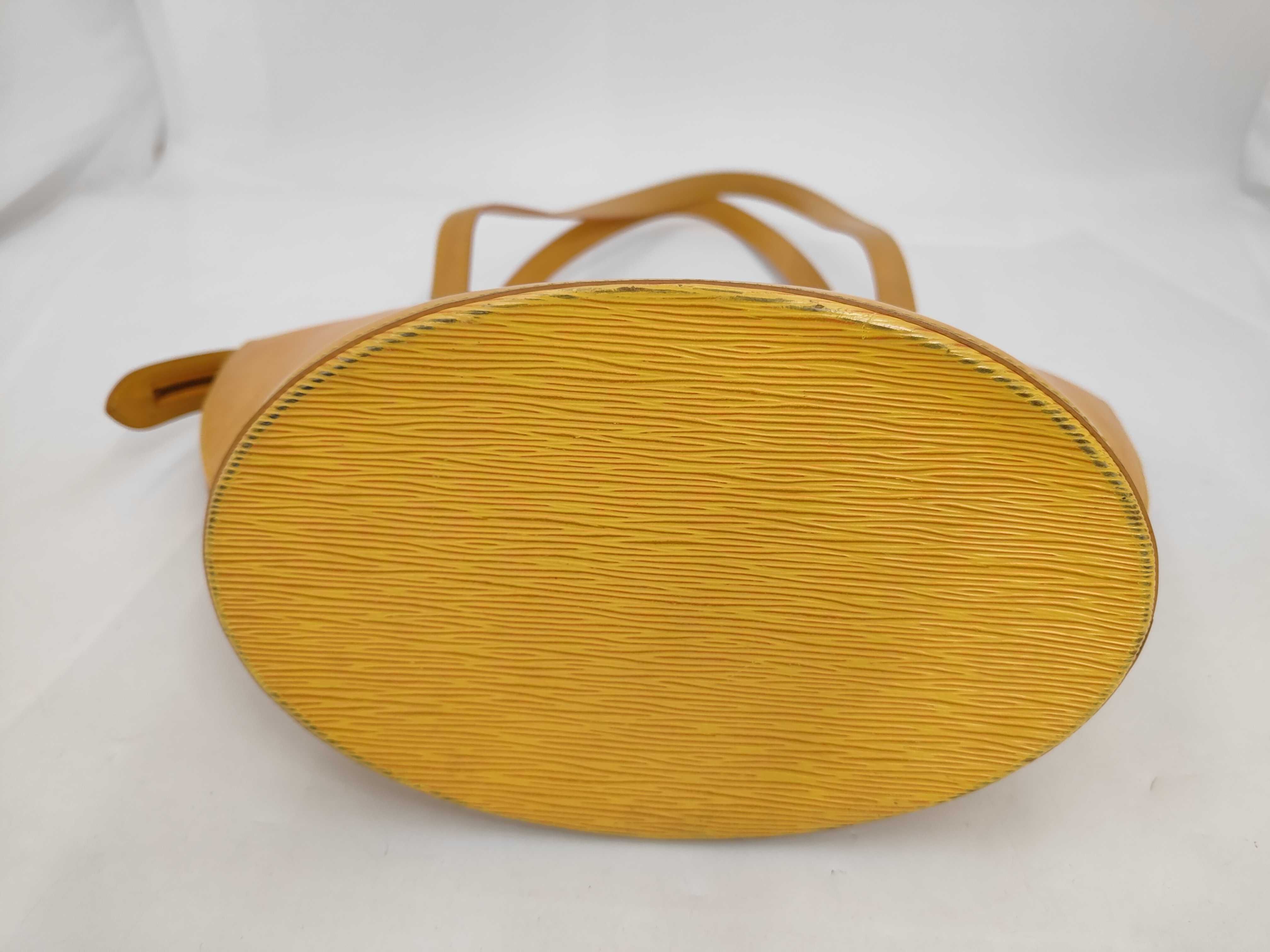 Epi Saint Jacques Yellow Tote Bag M52279 — view 3