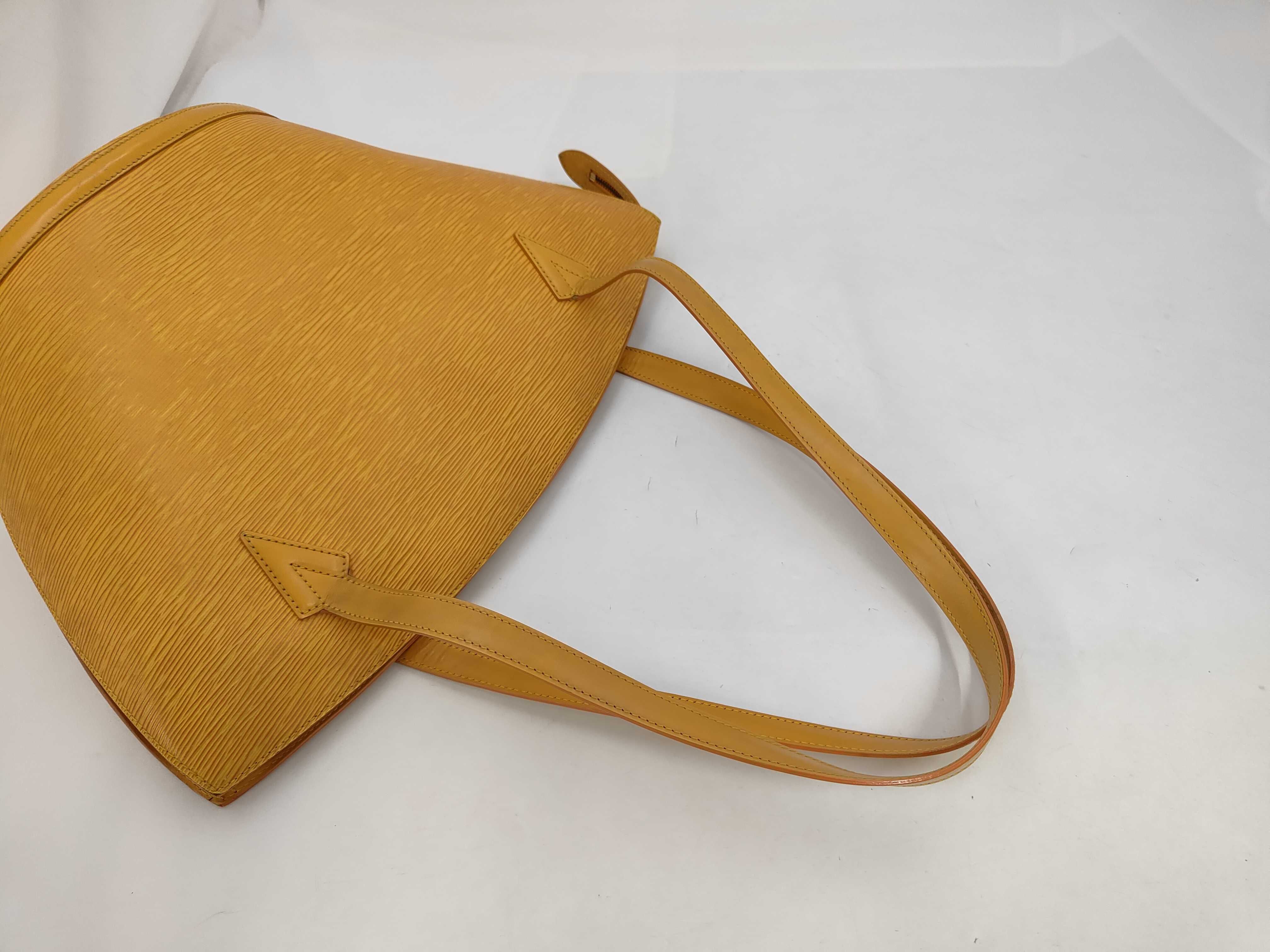 Epi Saint Jacques Yellow Tote Bag M52279 — view 6