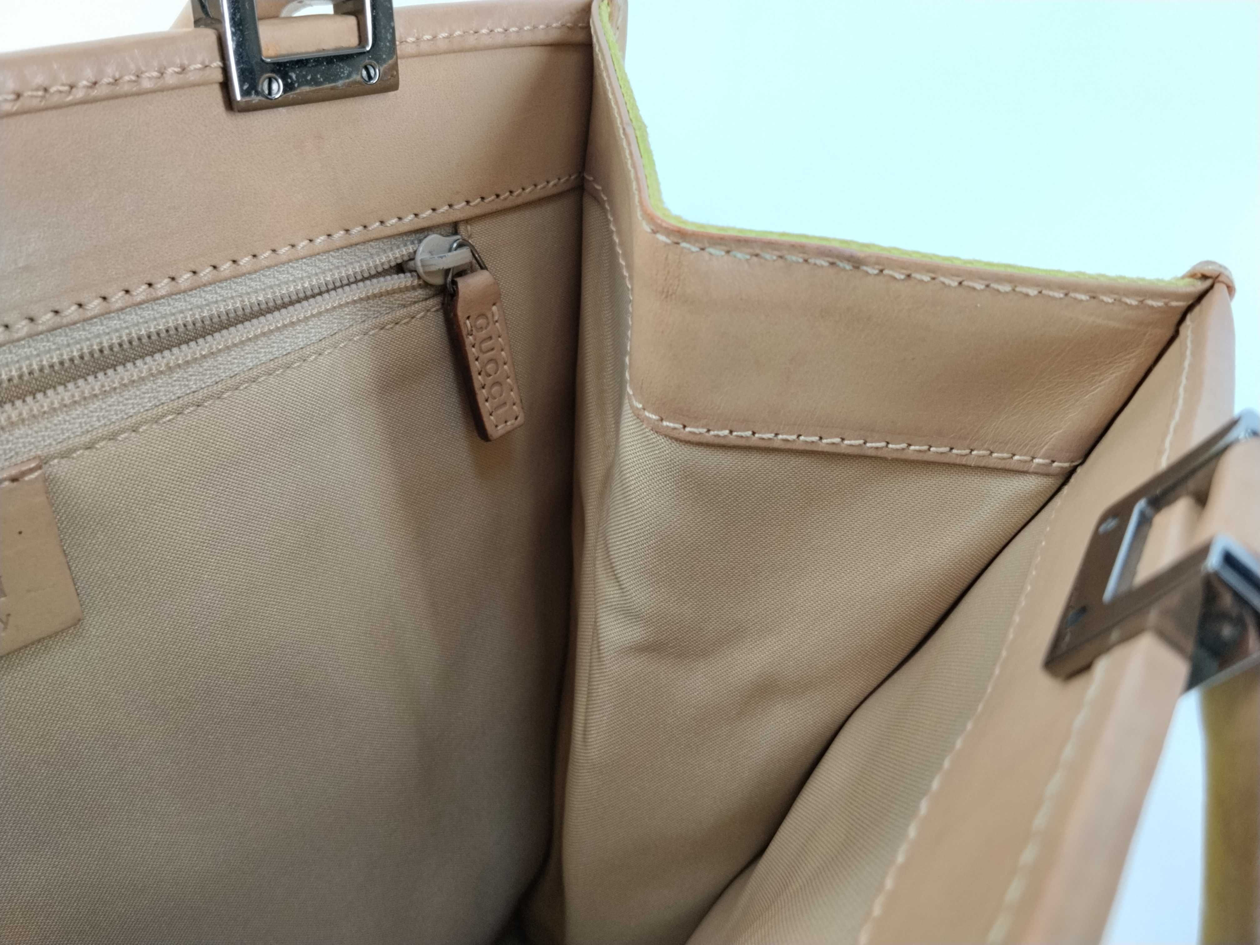 Jackie Gucci Jackie Handbag GG Pattern Light Green Handbag — view 13