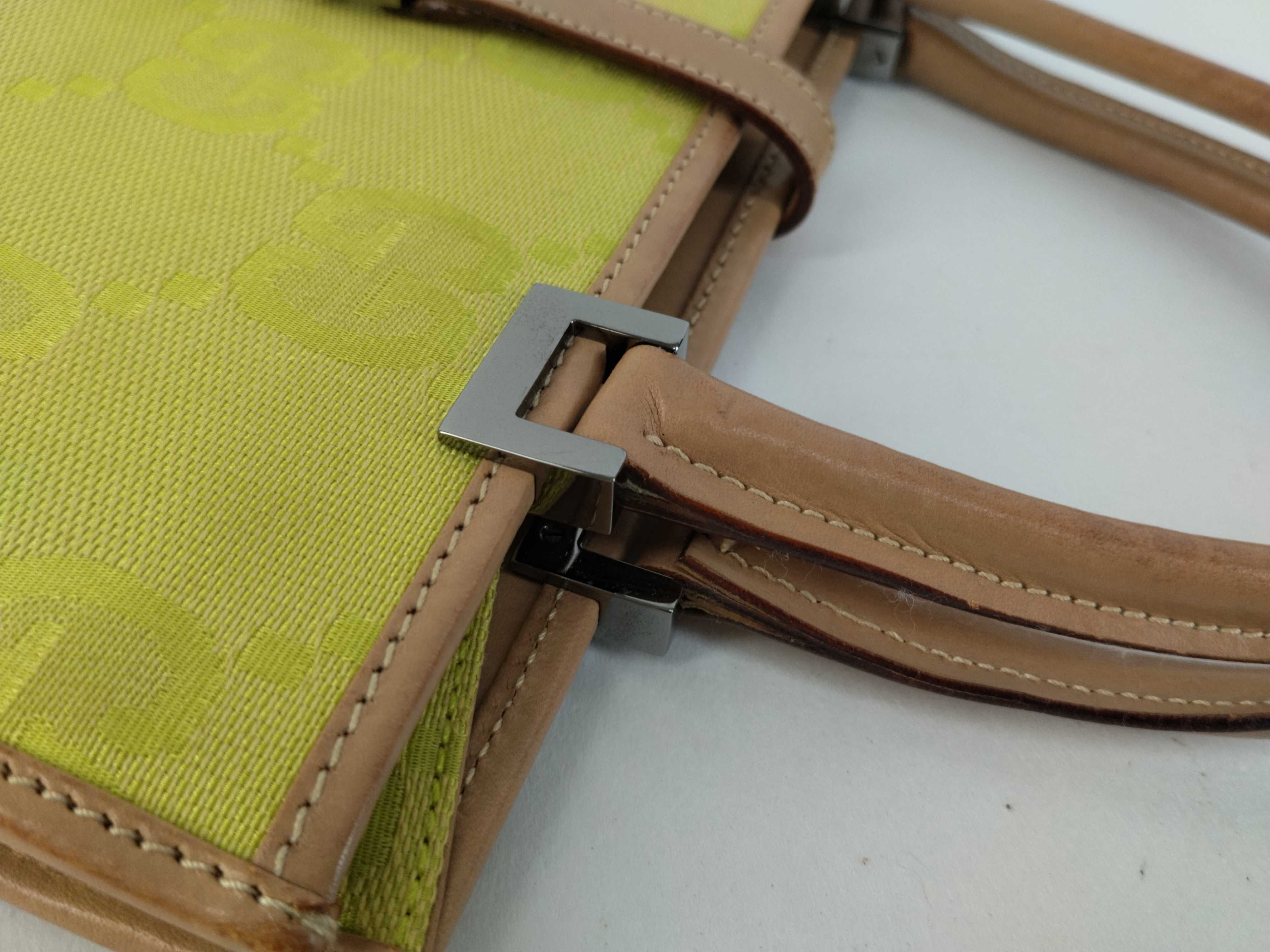 Jackie Gucci Jackie Handbag GG Pattern Light Green Handbag — view 5