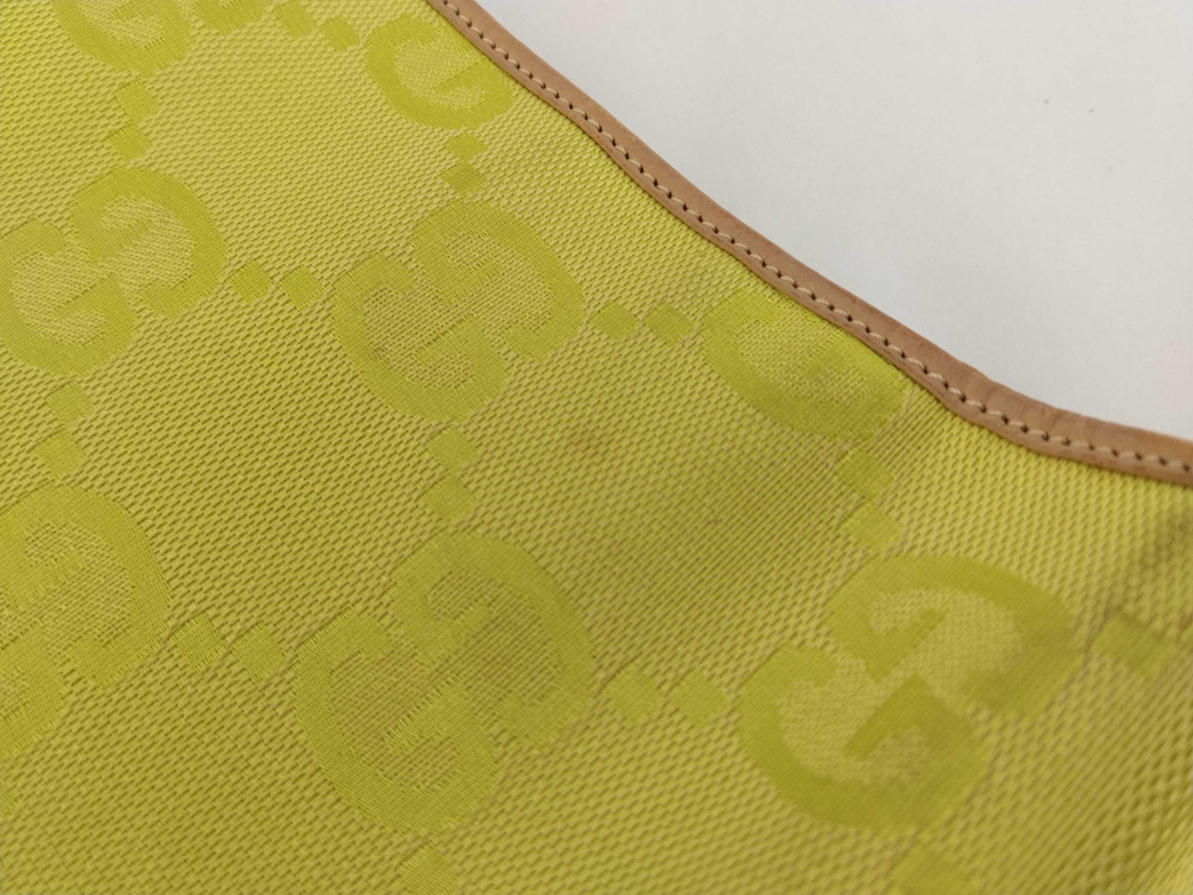 Jackie Gucci Jackie Handbag GG Pattern Light Green Handbag — view 9
