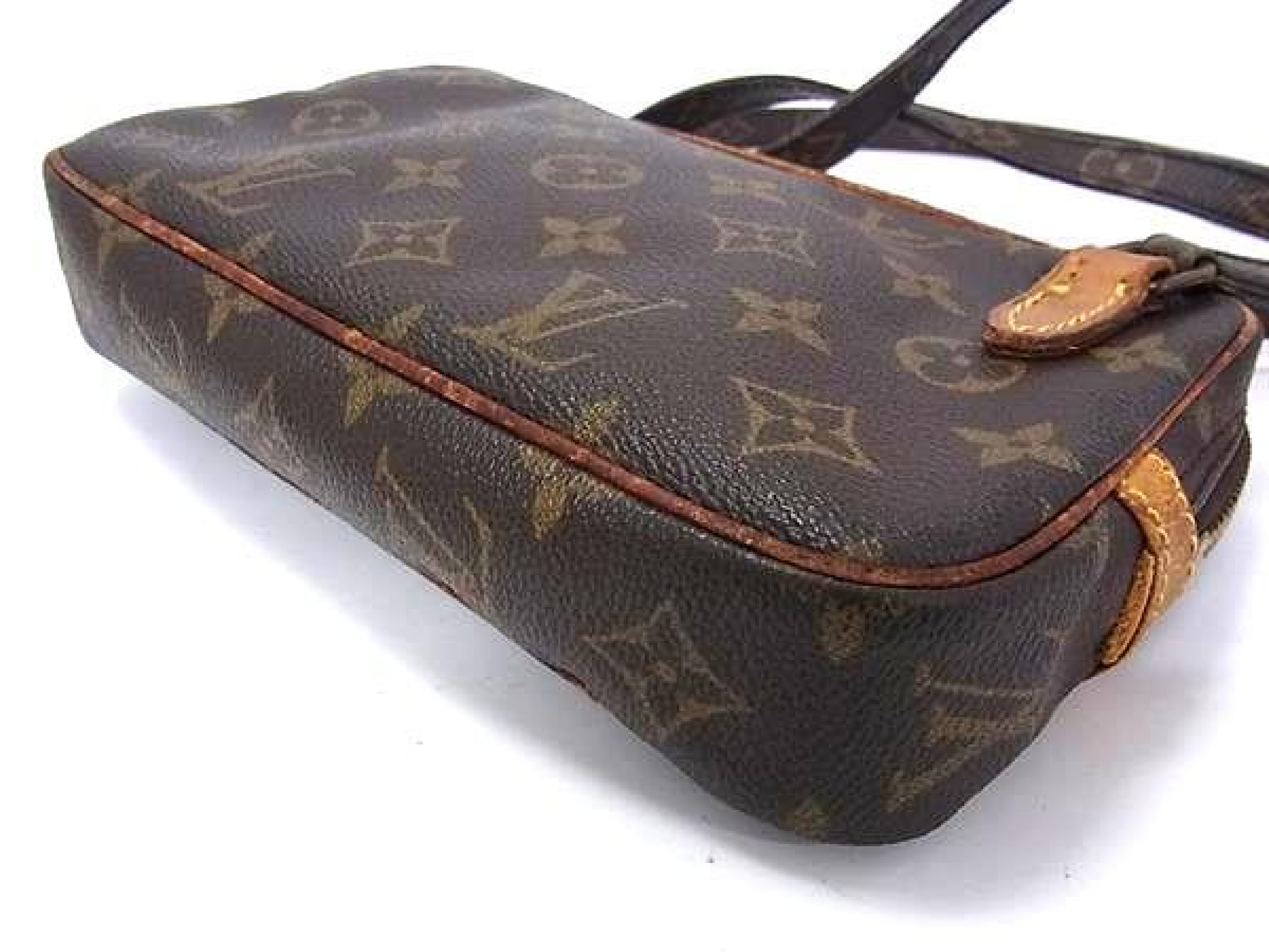 M51828 Monogram Pochette Marly Bandoulière Crossbody Bag, Brown, BU1337 Shoulder Bag — view 4