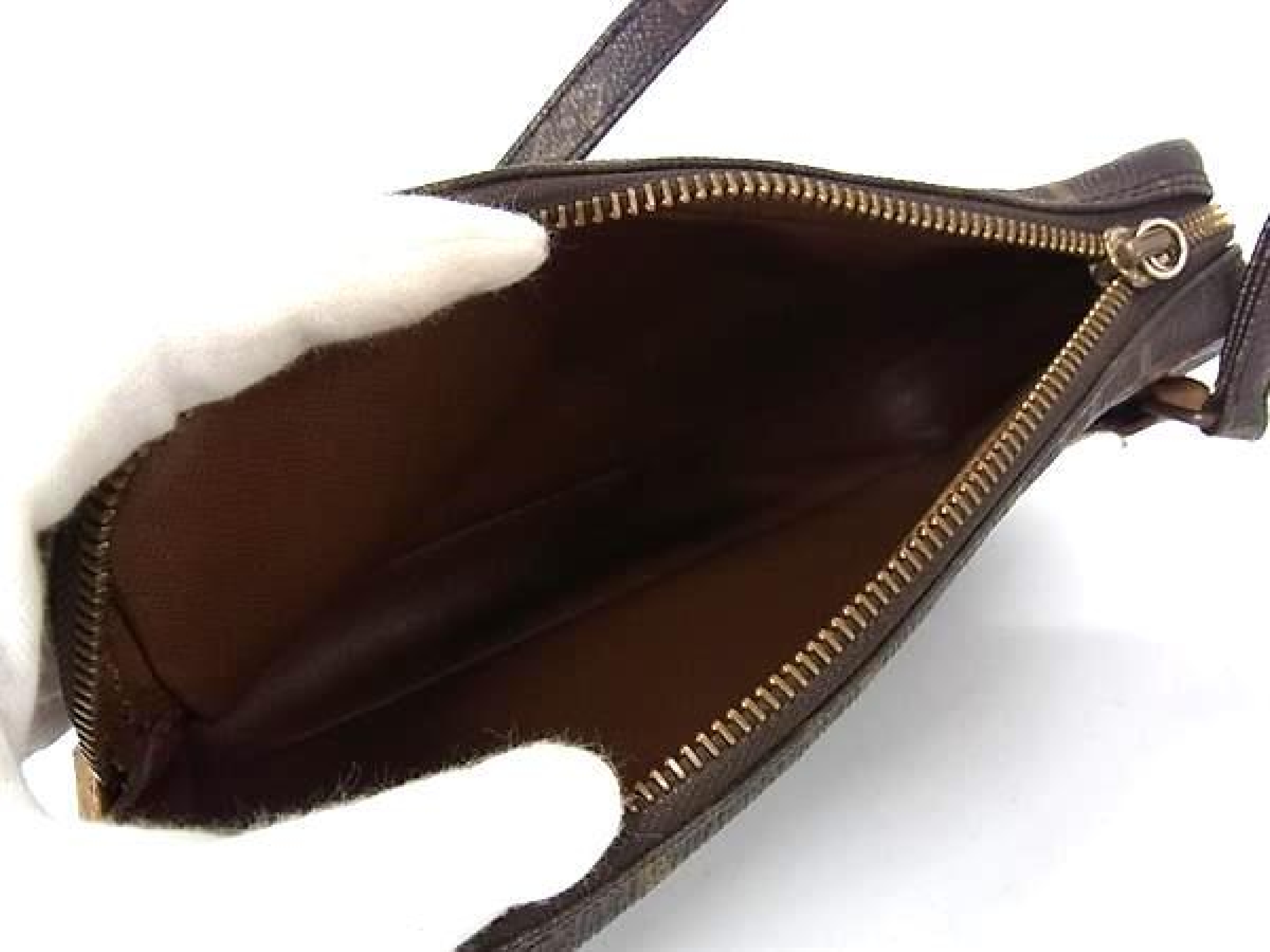 M51828 Monogram Pochette Marly Bandoulière Crossbody Bag, Brown, BU1337 Shoulder Bag — view 5