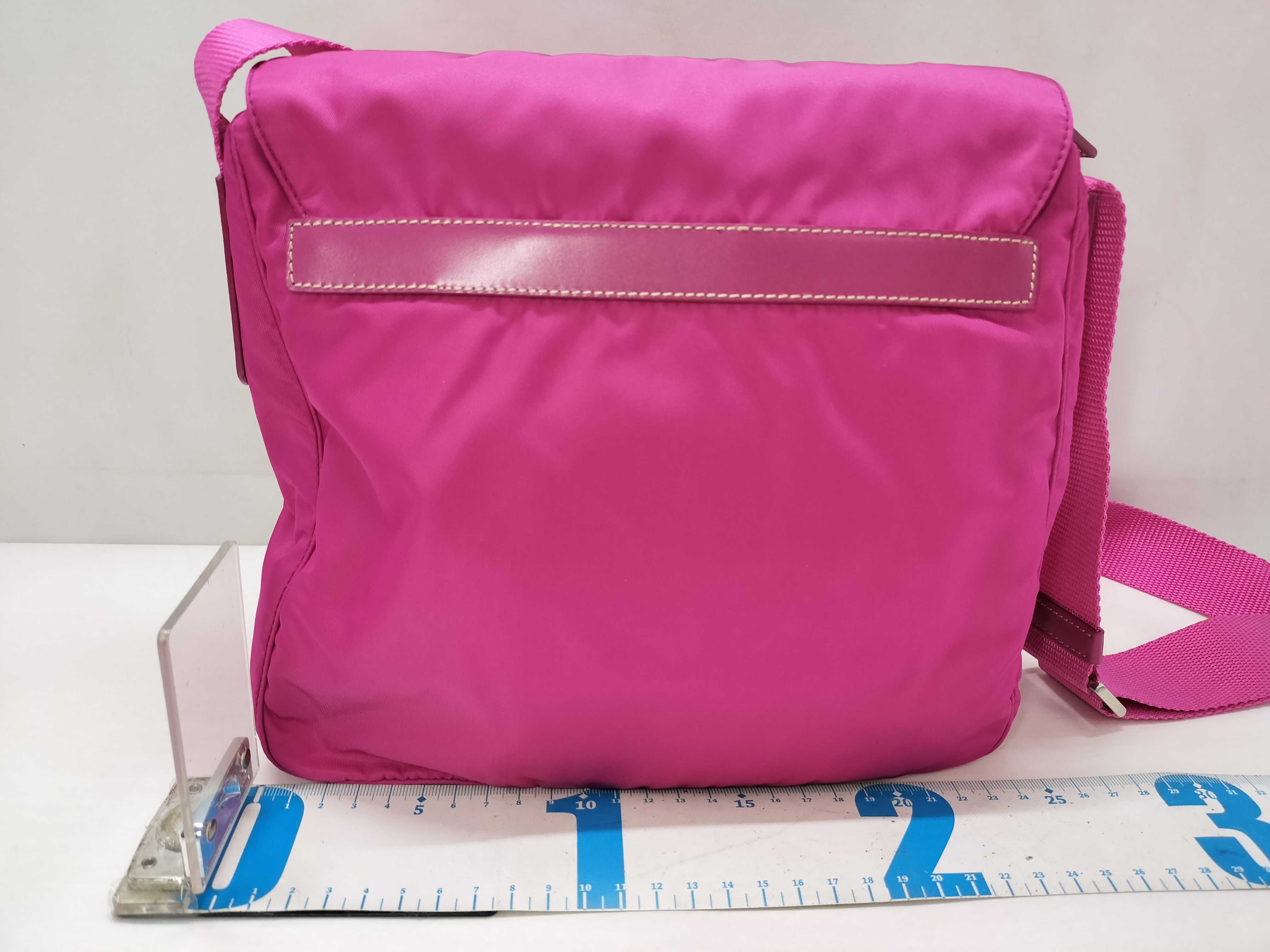 Nylon Prada Shoulder Bag Nylon Triangle Logo Shoulder Bag — view 2