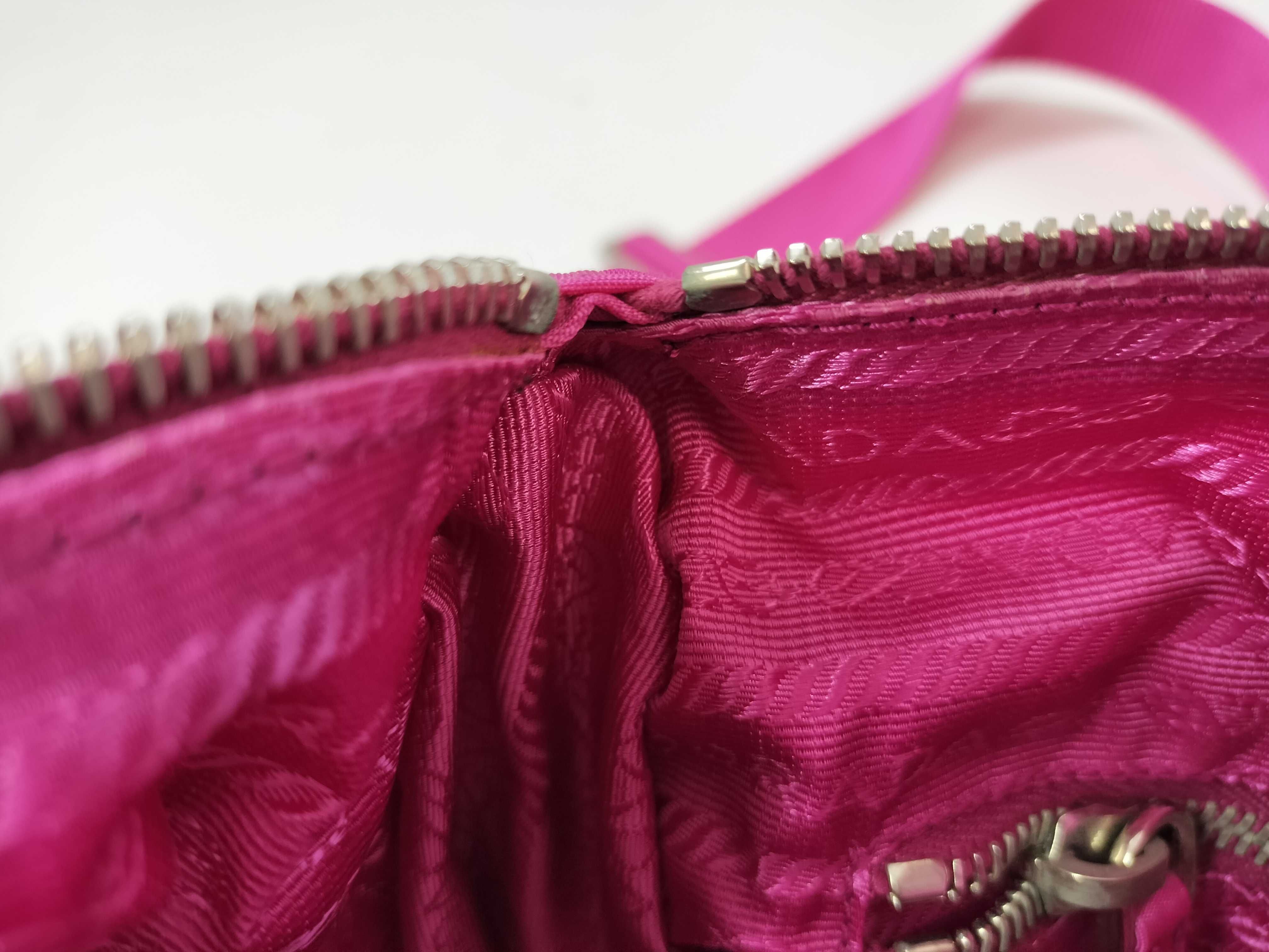 Nylon Prada Shoulder Bag Nylon Triangle Logo Shoulder Bag — view 12
