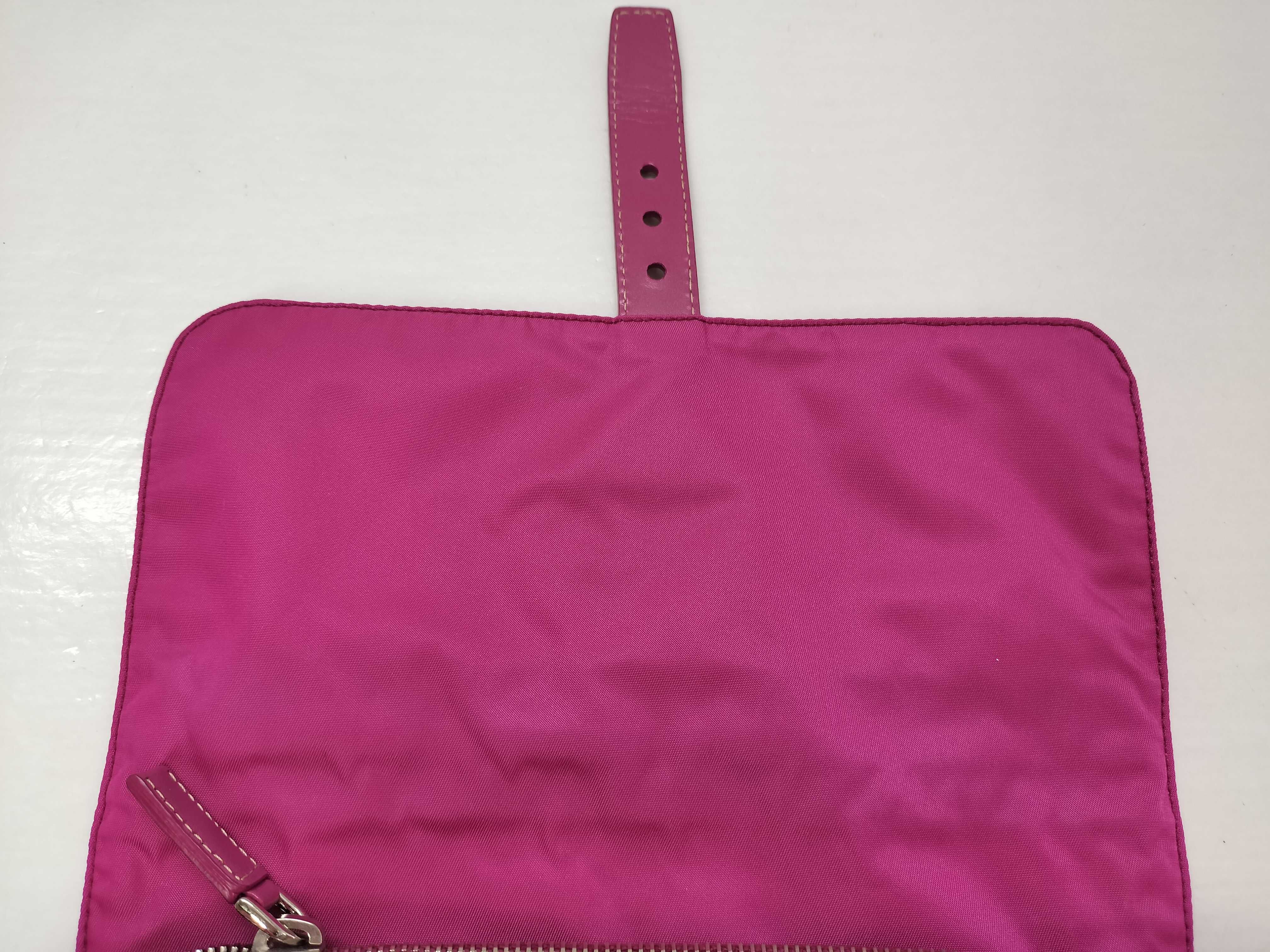 Nylon Prada Shoulder Bag Nylon Triangle Logo Shoulder Bag — view 14