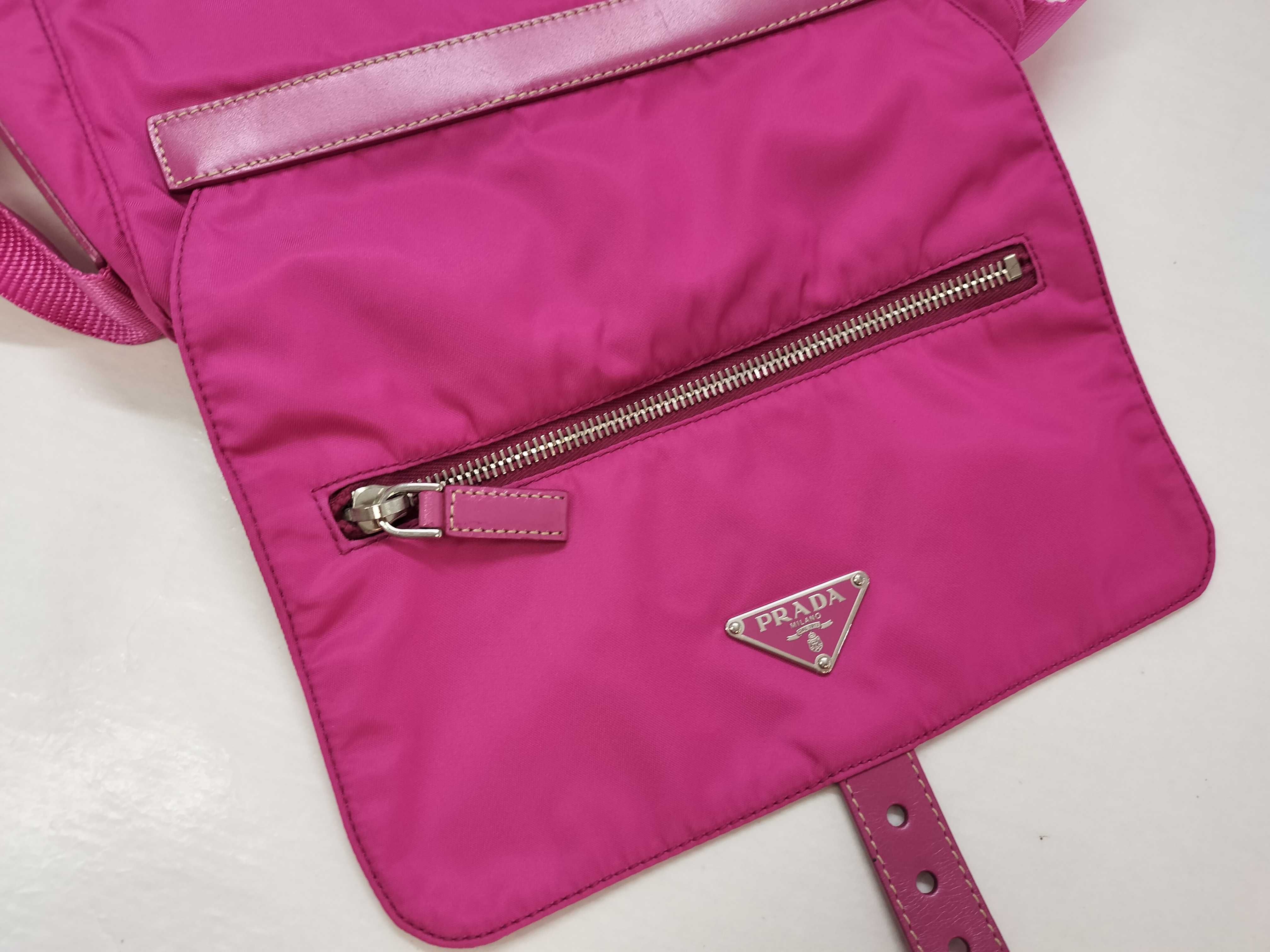 Nylon Prada Shoulder Bag Nylon Triangle Logo Shoulder Bag — view 15