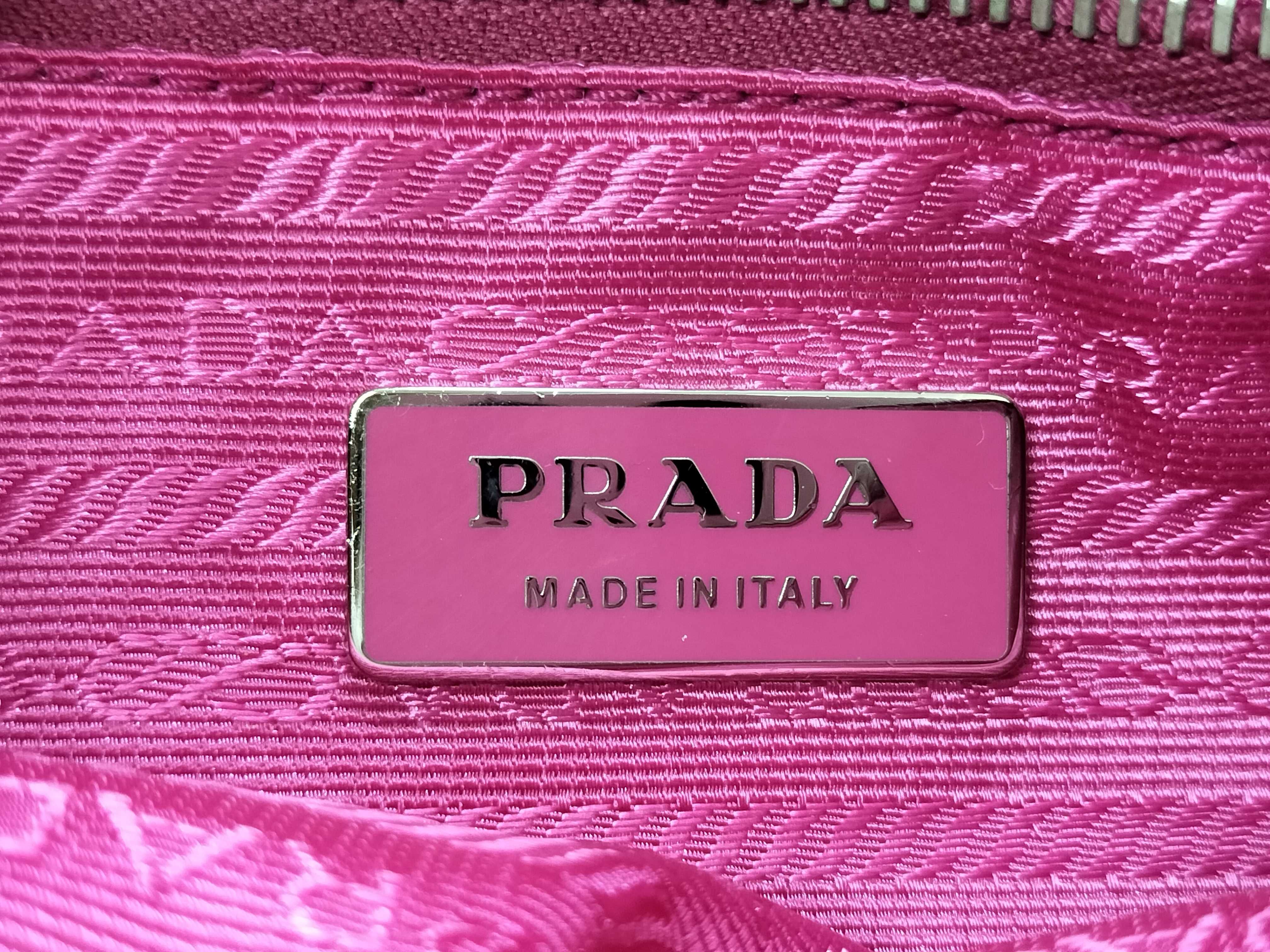 Nylon Prada Shoulder Bag Nylon Triangle Logo Shoulder Bag — view 8