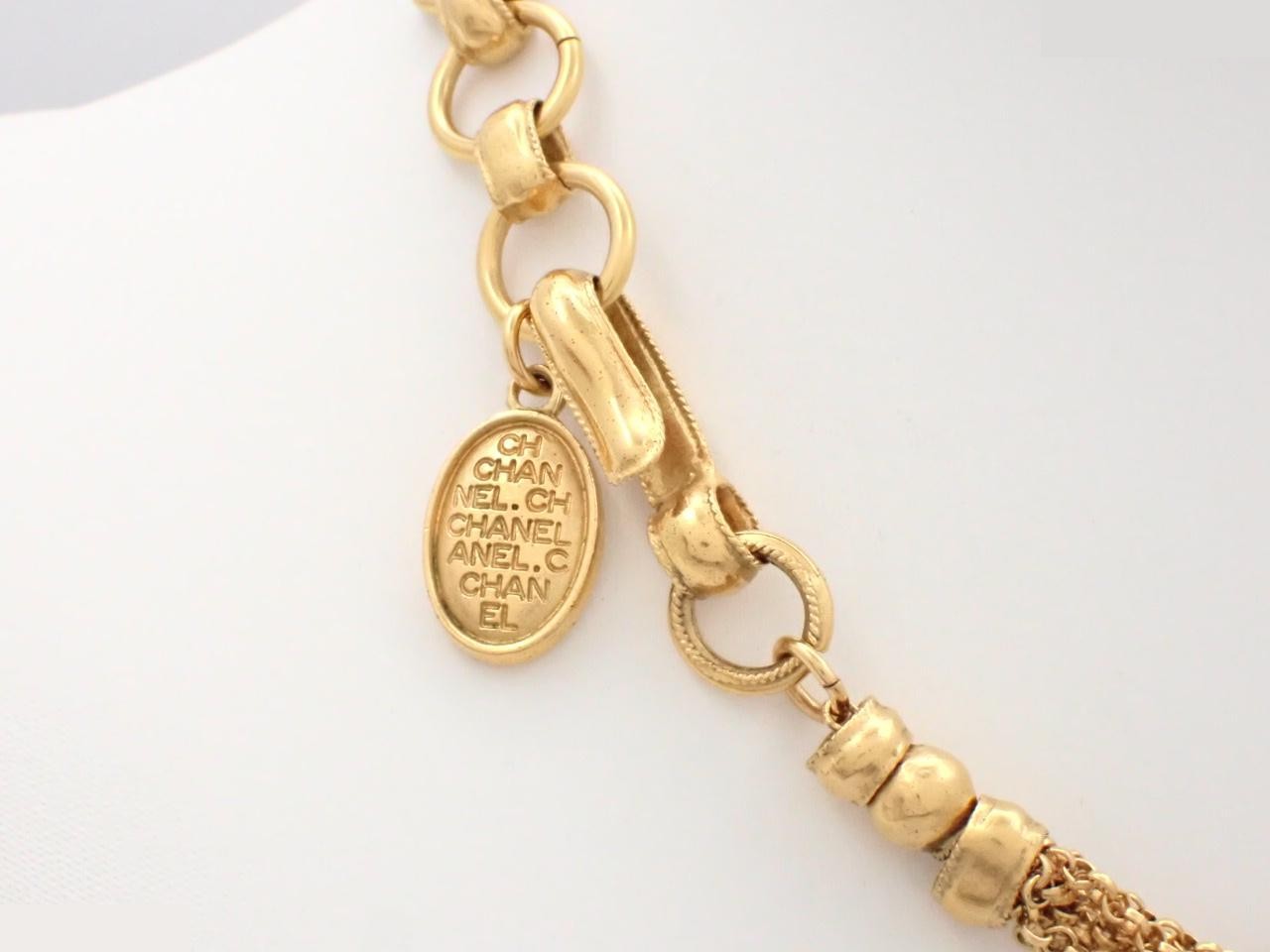 Teardrop Stone Chain Necklace 99/A — view 2