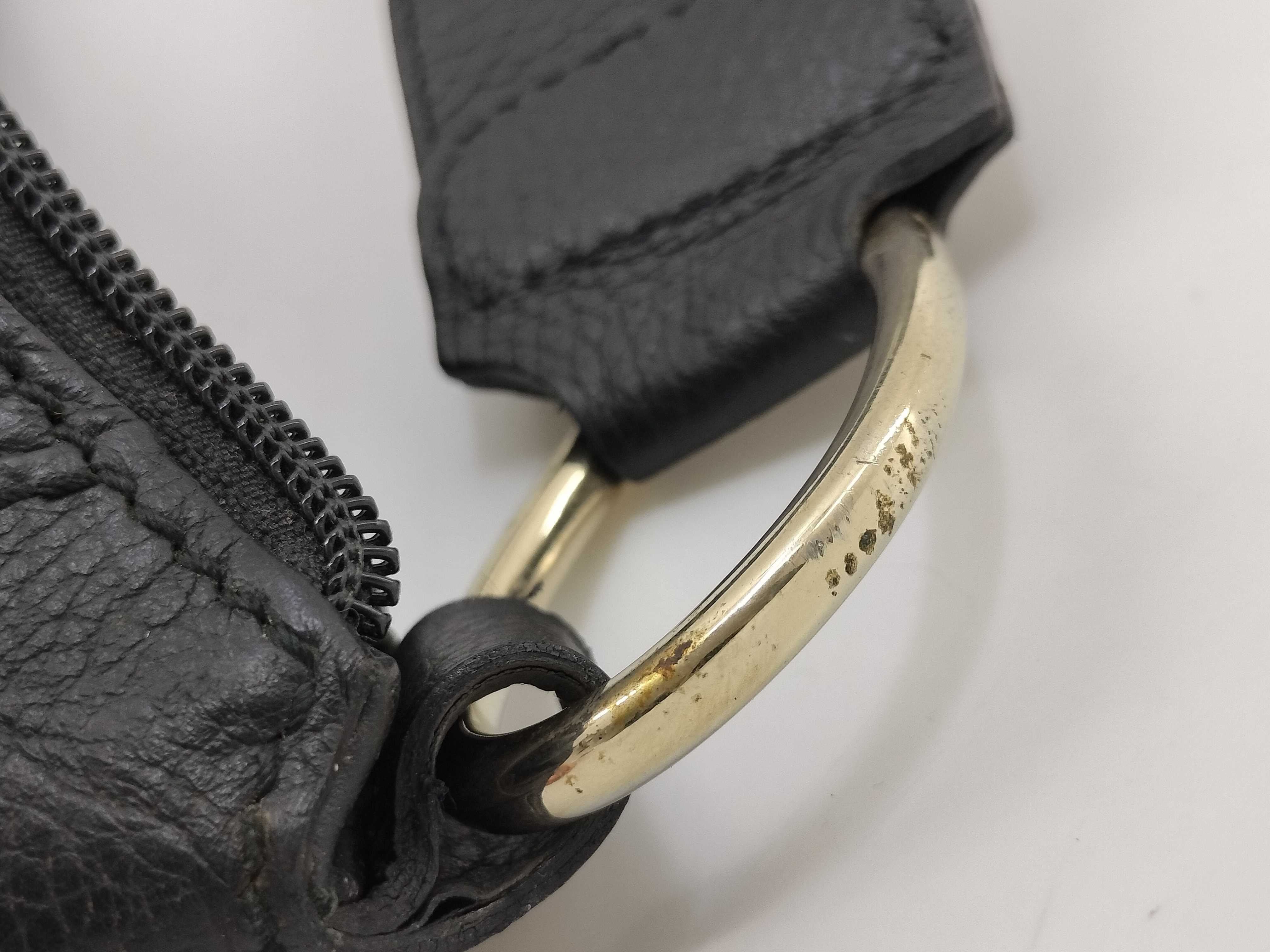 GG Canvas Black Canvas GG Monogram Crescent Underarm Bag Shoulder Bag — view 15