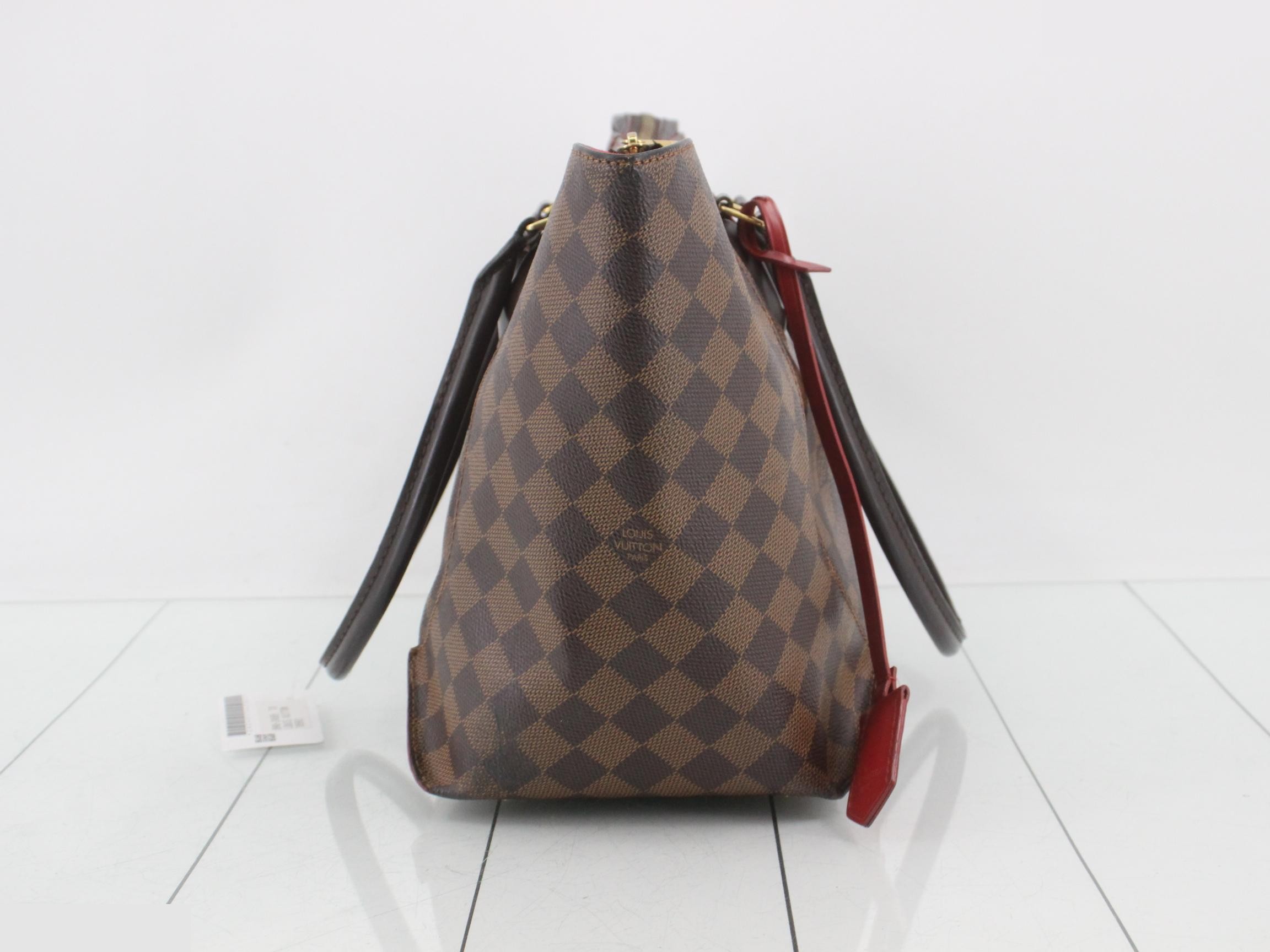 Damier Caissa Tote MM Cerise Tote Bag — view 4