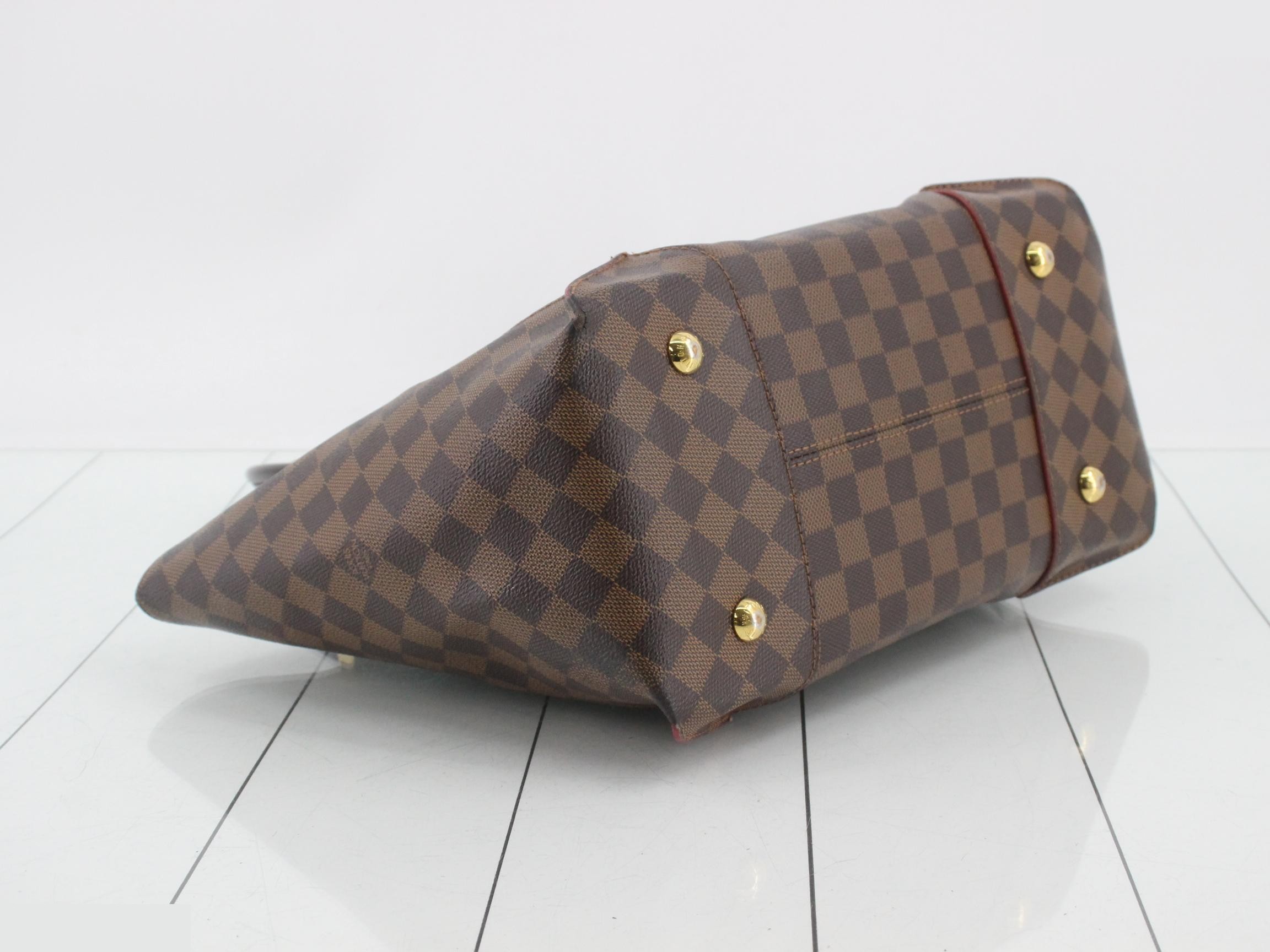 Damier Caissa Tote MM Cerise Tote Bag — view 5