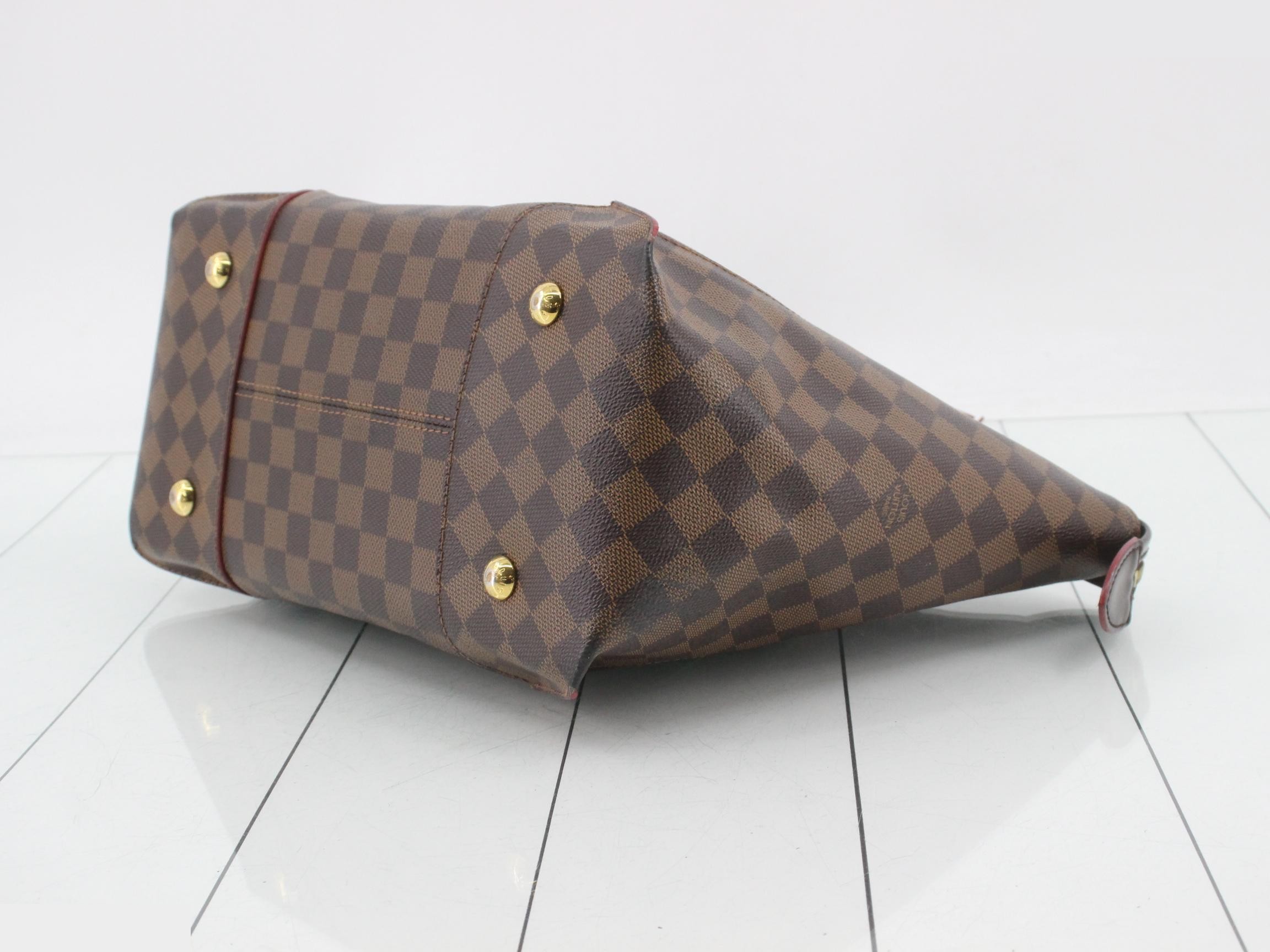 Damier Caissa Tote MM Cerise Tote Bag — view 6