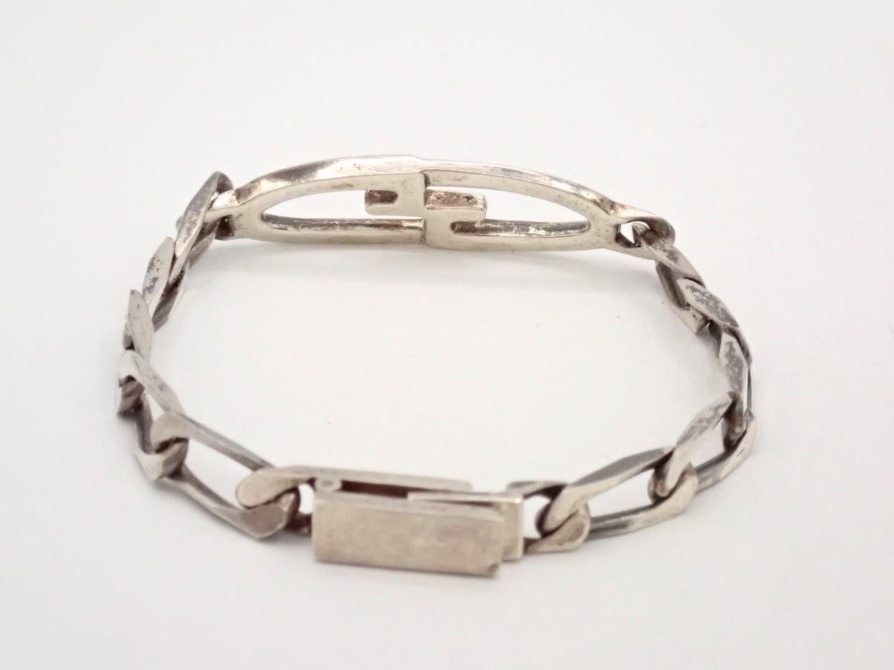 Silver bracelet, 925 sterling silver, 16.3g, wrist circumference approximately 17cm — view 2