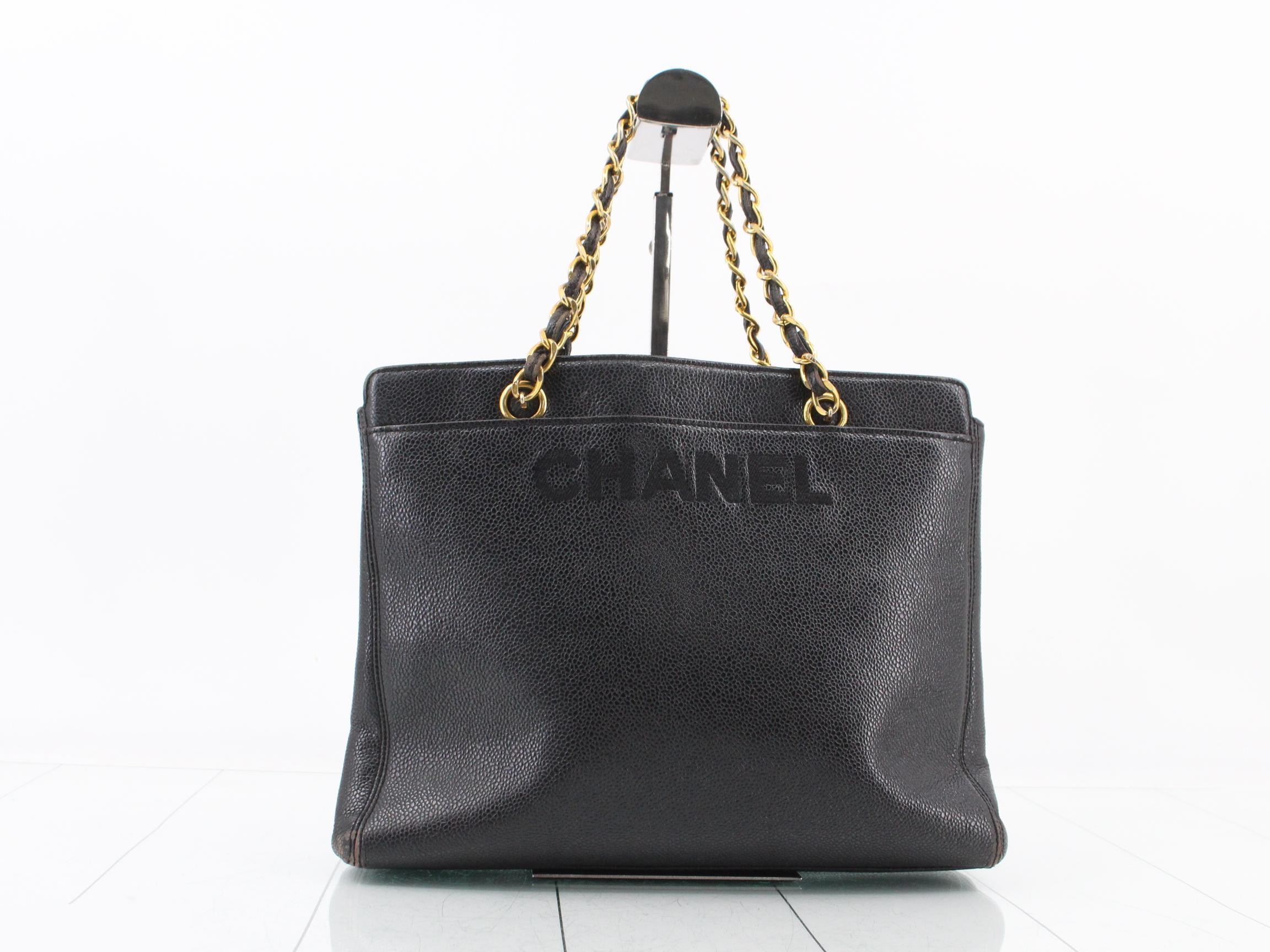 Caviar skin handbag