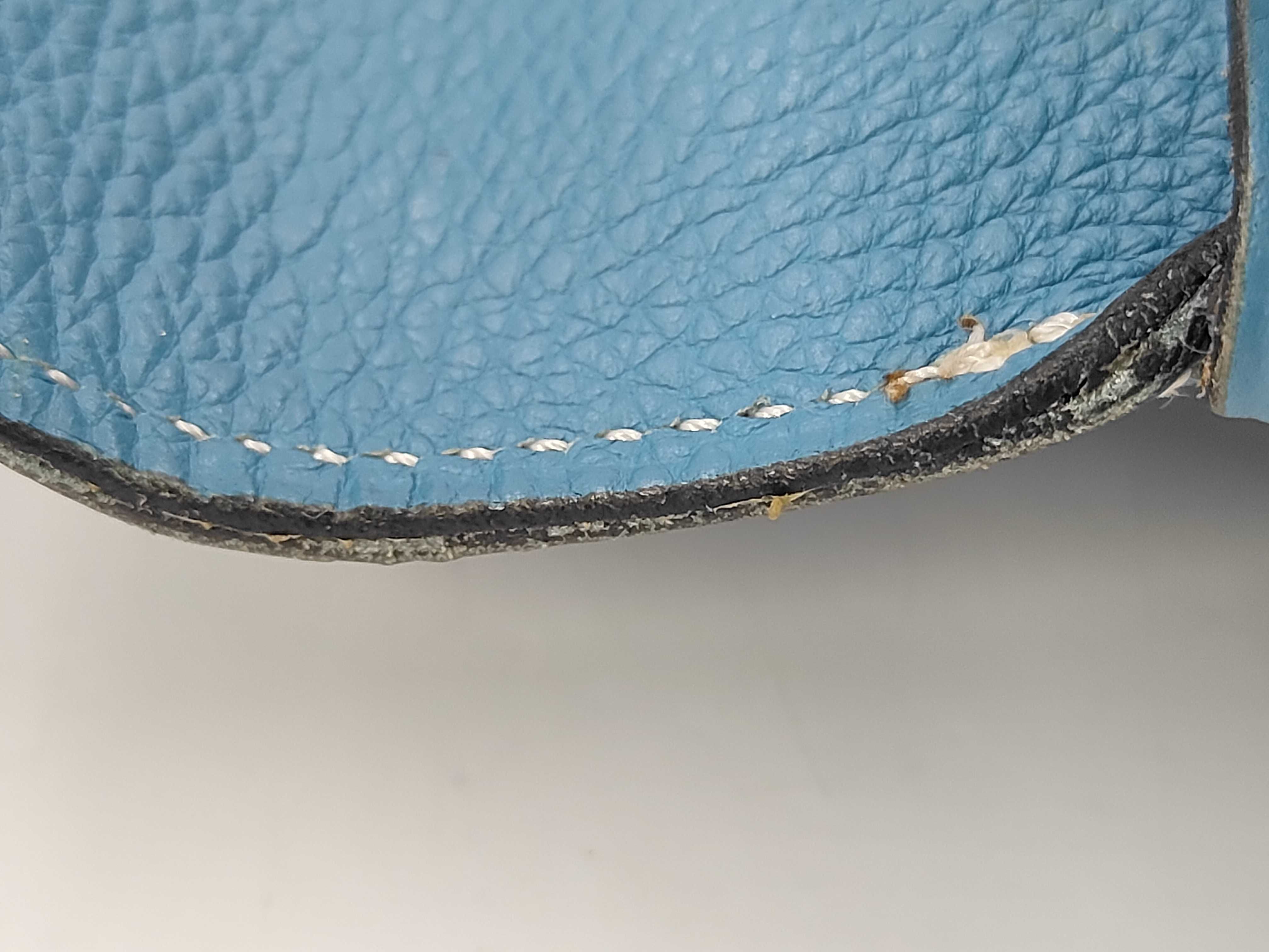 Kelly 32 Blue Jean Taurillon Leather Gold Hardware [Stamp] K Handbag — view 9