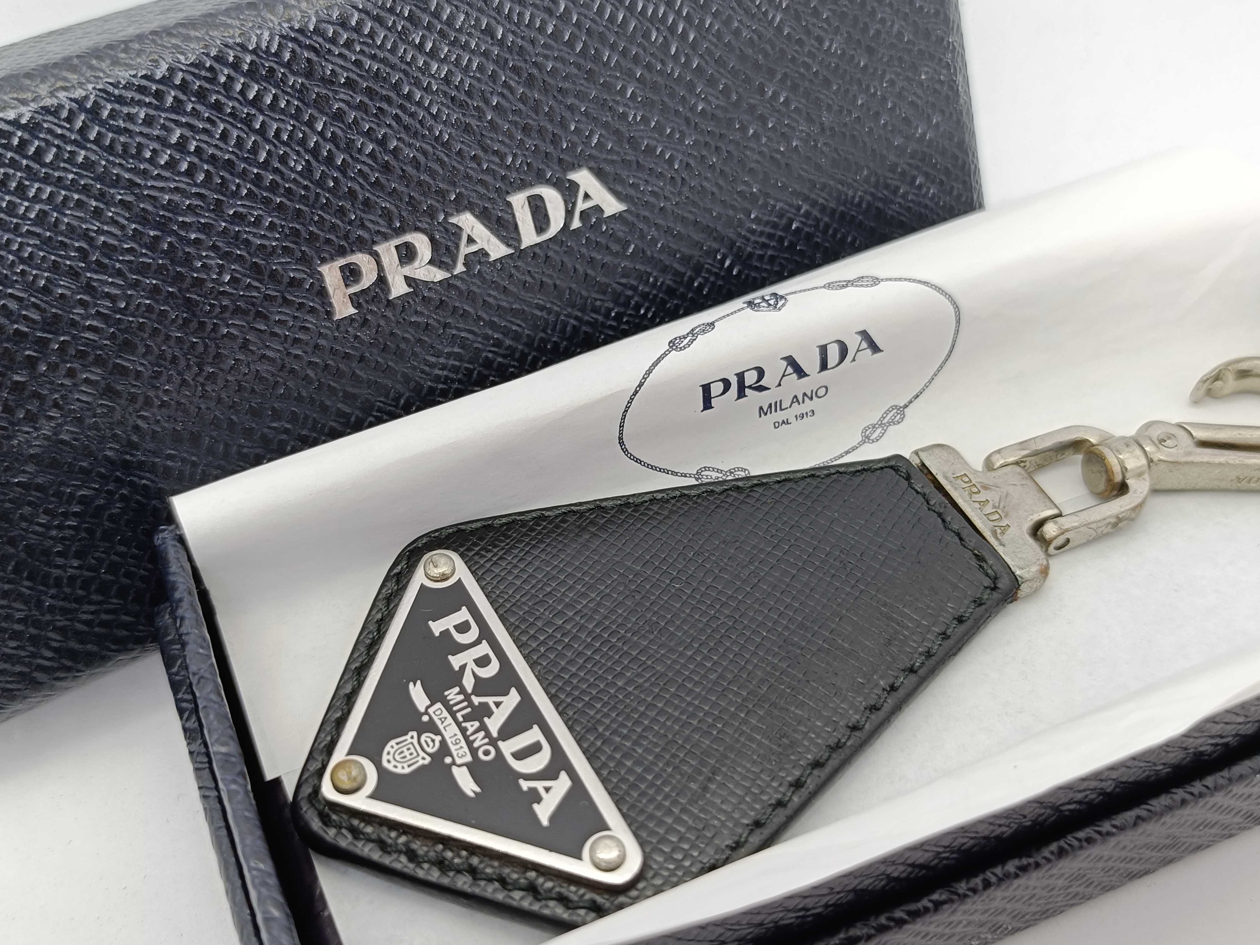 Saffiano Keychain Key Case — view 9