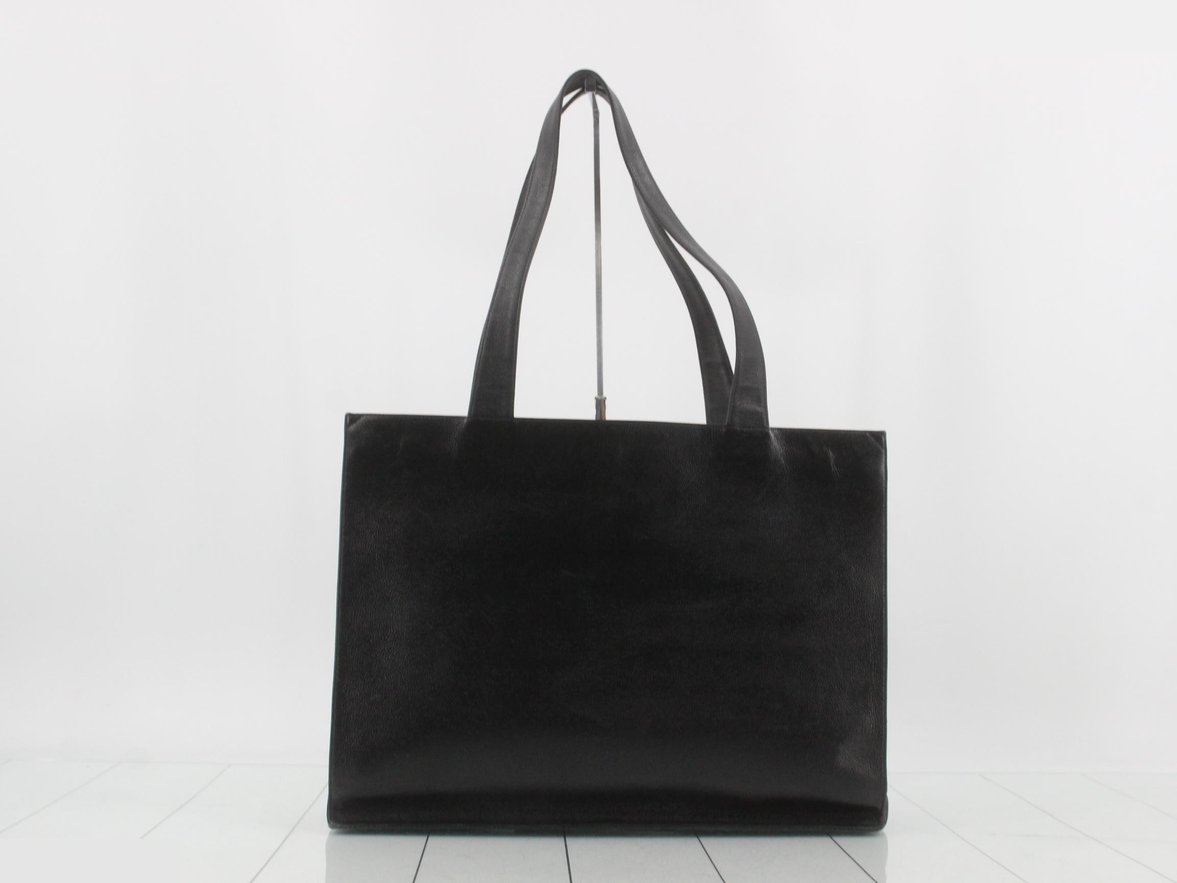 Caviar Skin Tote, Black, Series 5 — view 2