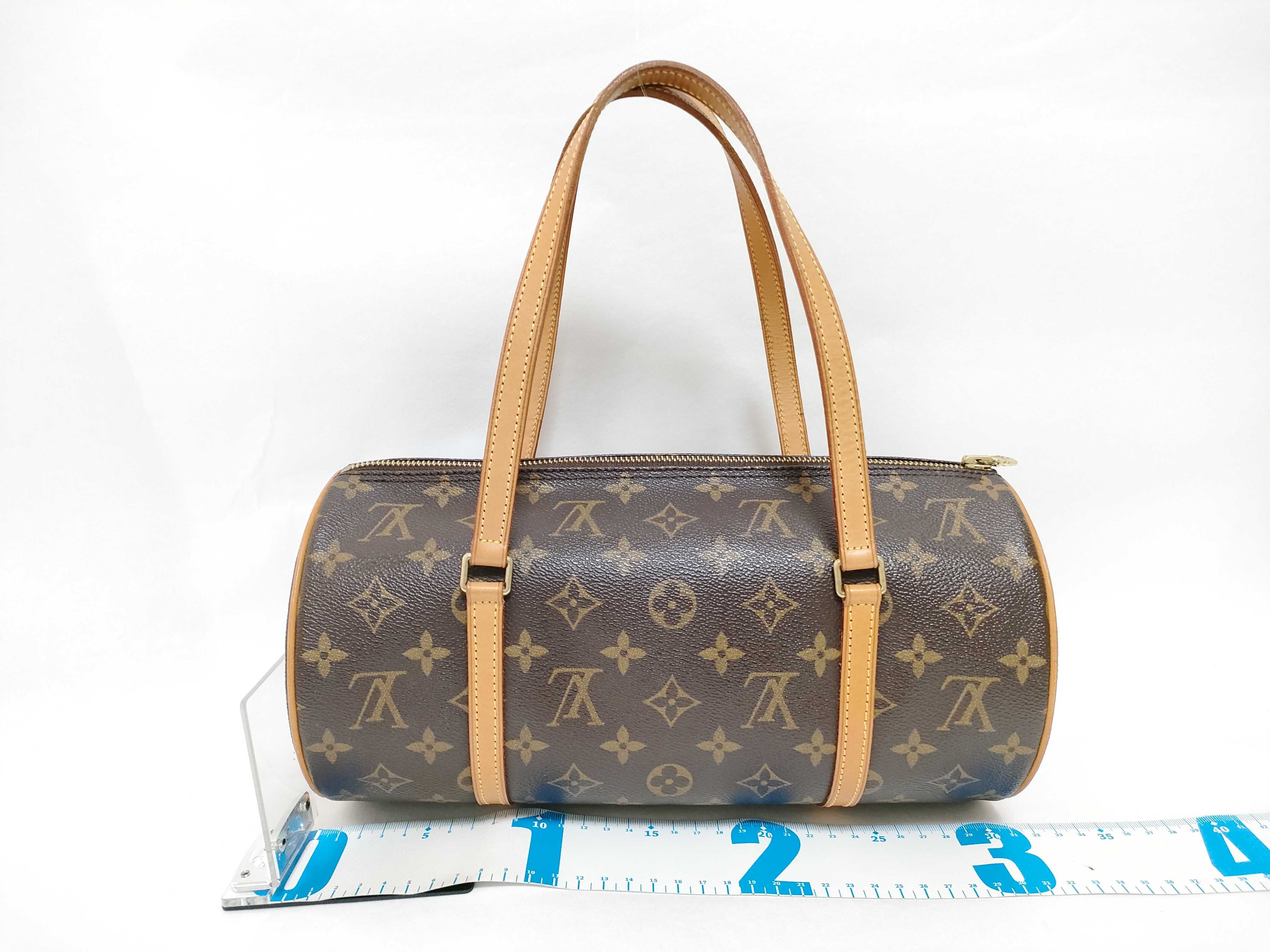 Monogram Papillon 30 M51385 MB1002 Brown Pouch Handbag — view 2