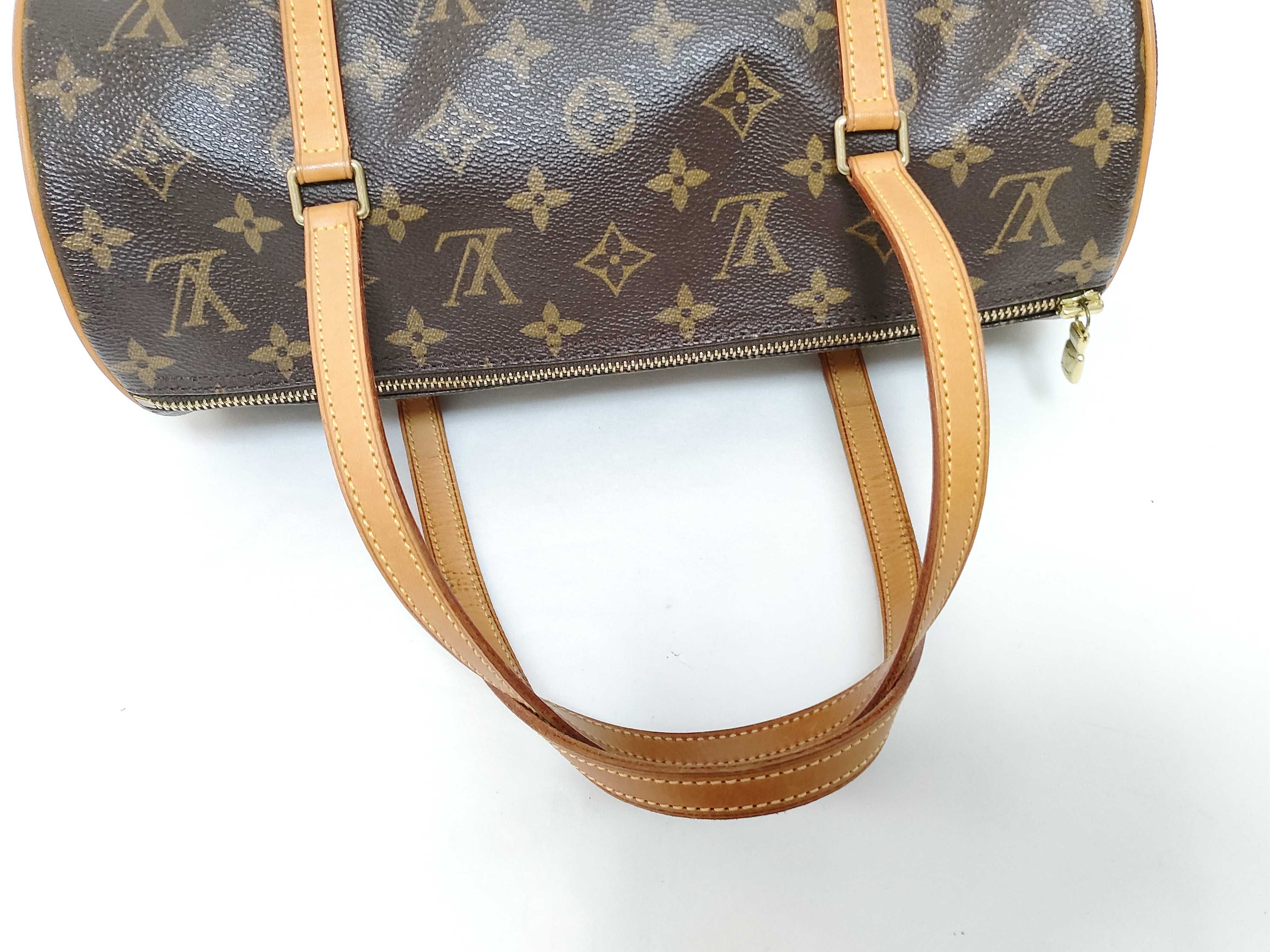 Monogram Papillon 30 M51385 MB1002 Brown Pouch Handbag — view 3