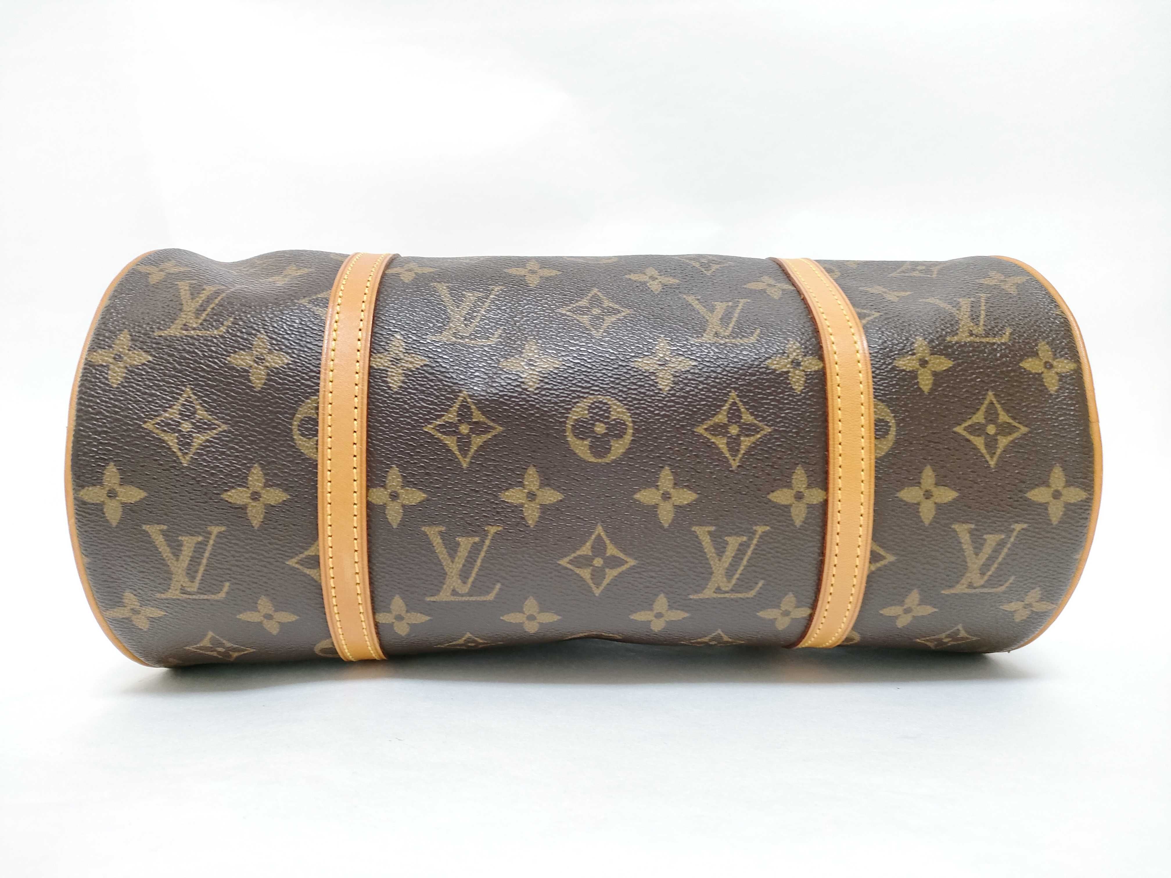 Monogram Papillon 30 M51385 MB1002 Brown Pouch Handbag — view 8