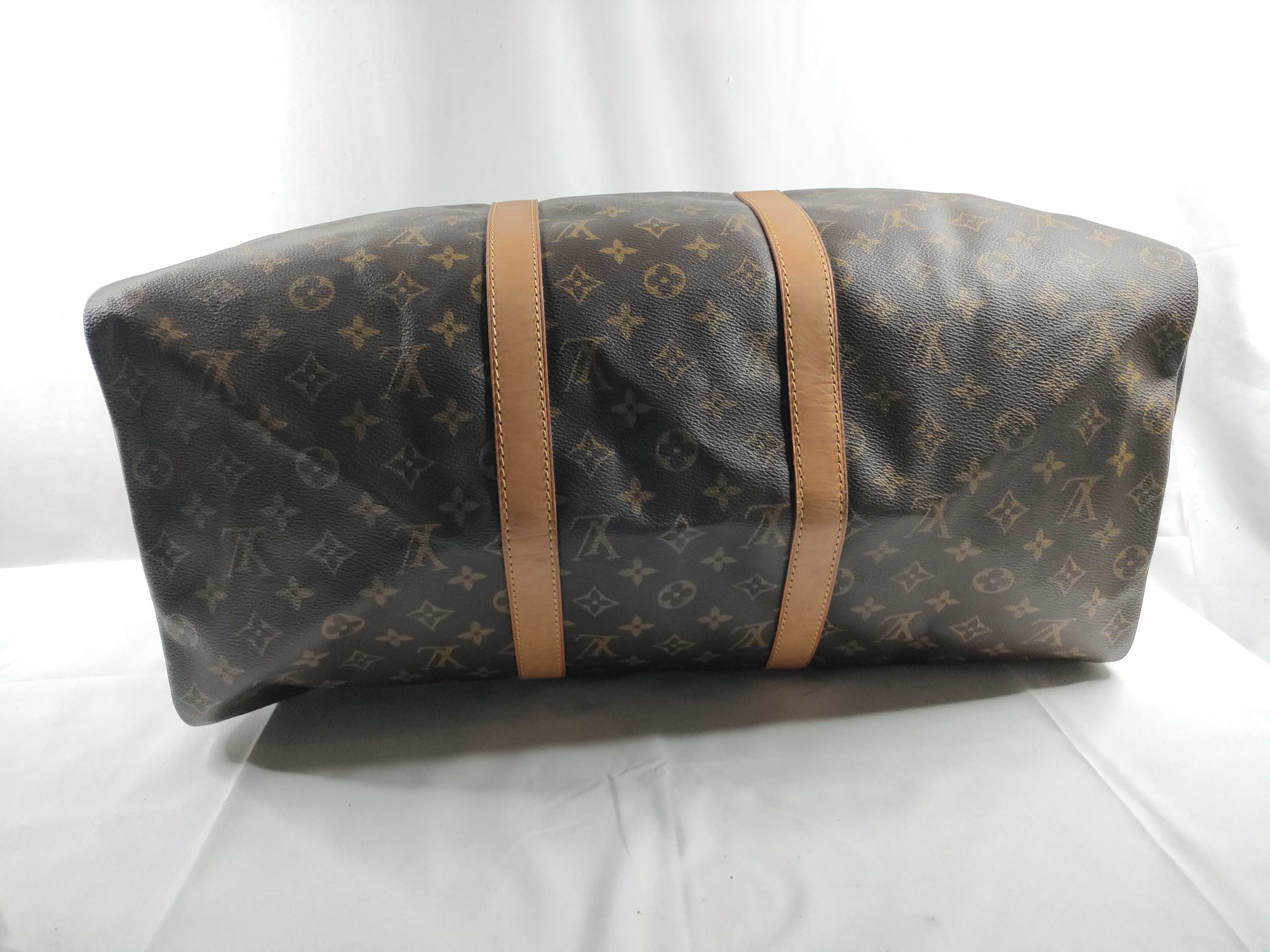 Monogram Keepall 50 M41426 VI0954 Brown Boston Bag — view 4