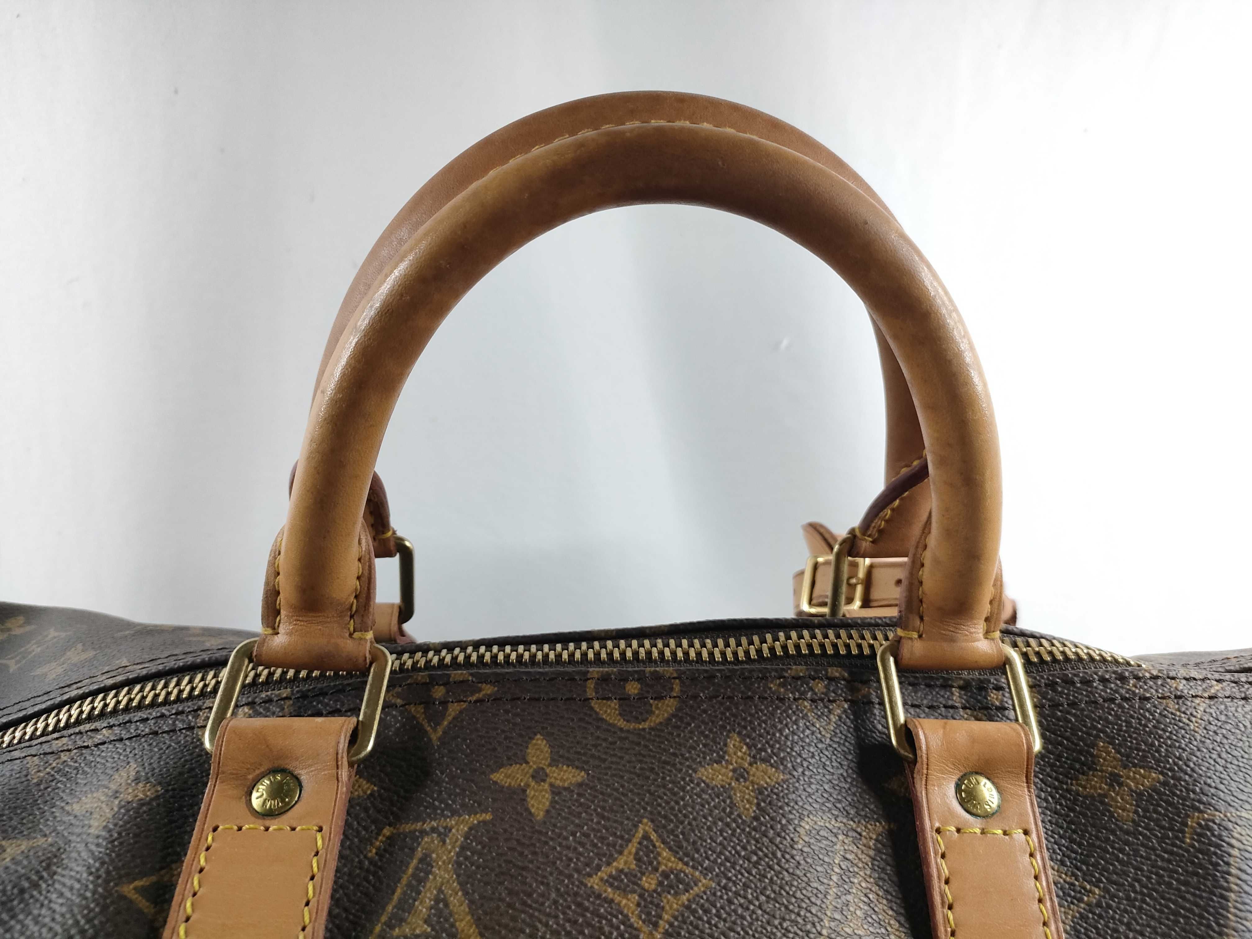 Monogram Keepall 50 M41426 VI0954 Brown Boston Bag — view 7
