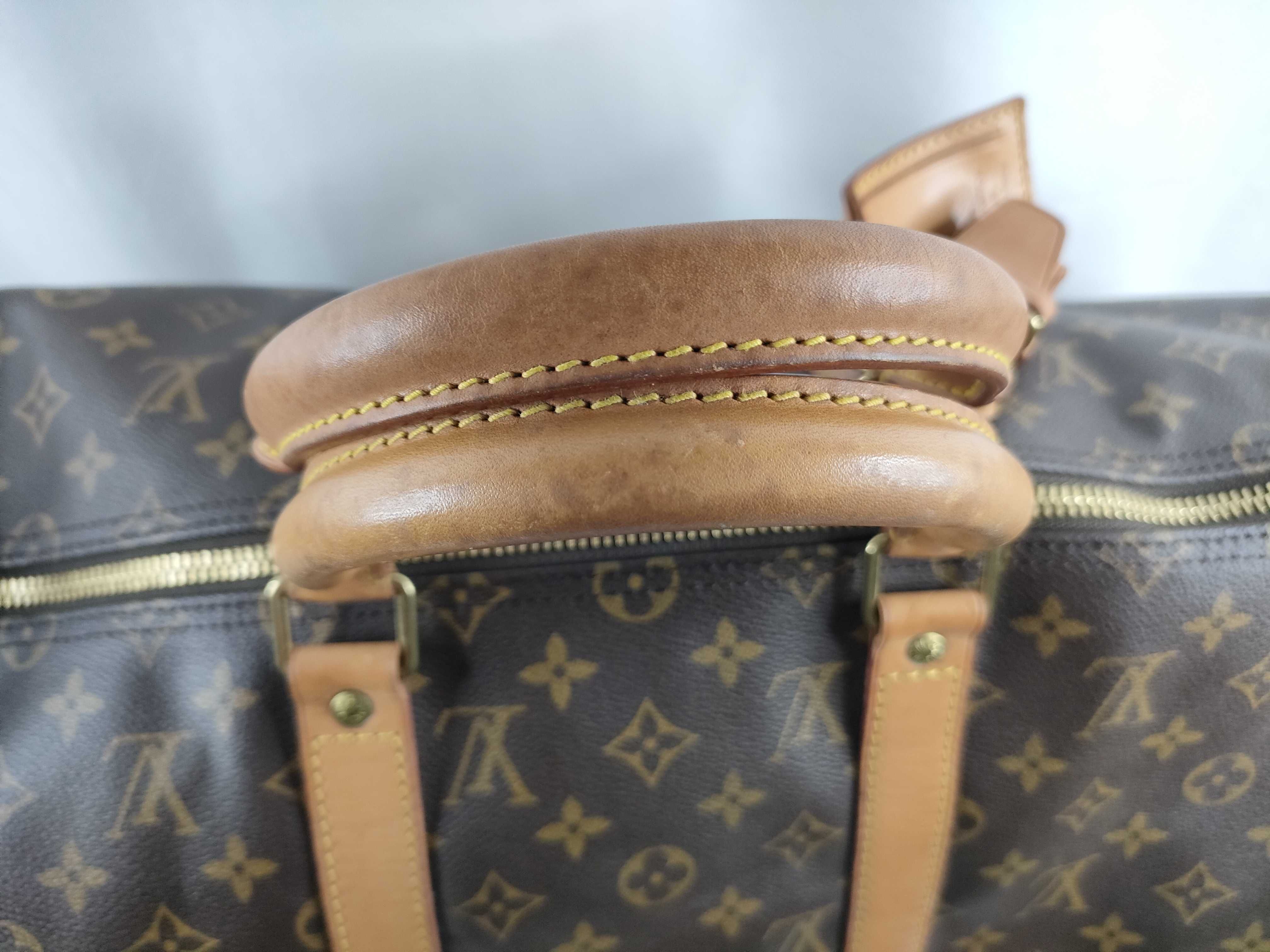 Monogram Keepall 50 M41426 VI0954 Brown Boston Bag — view 8