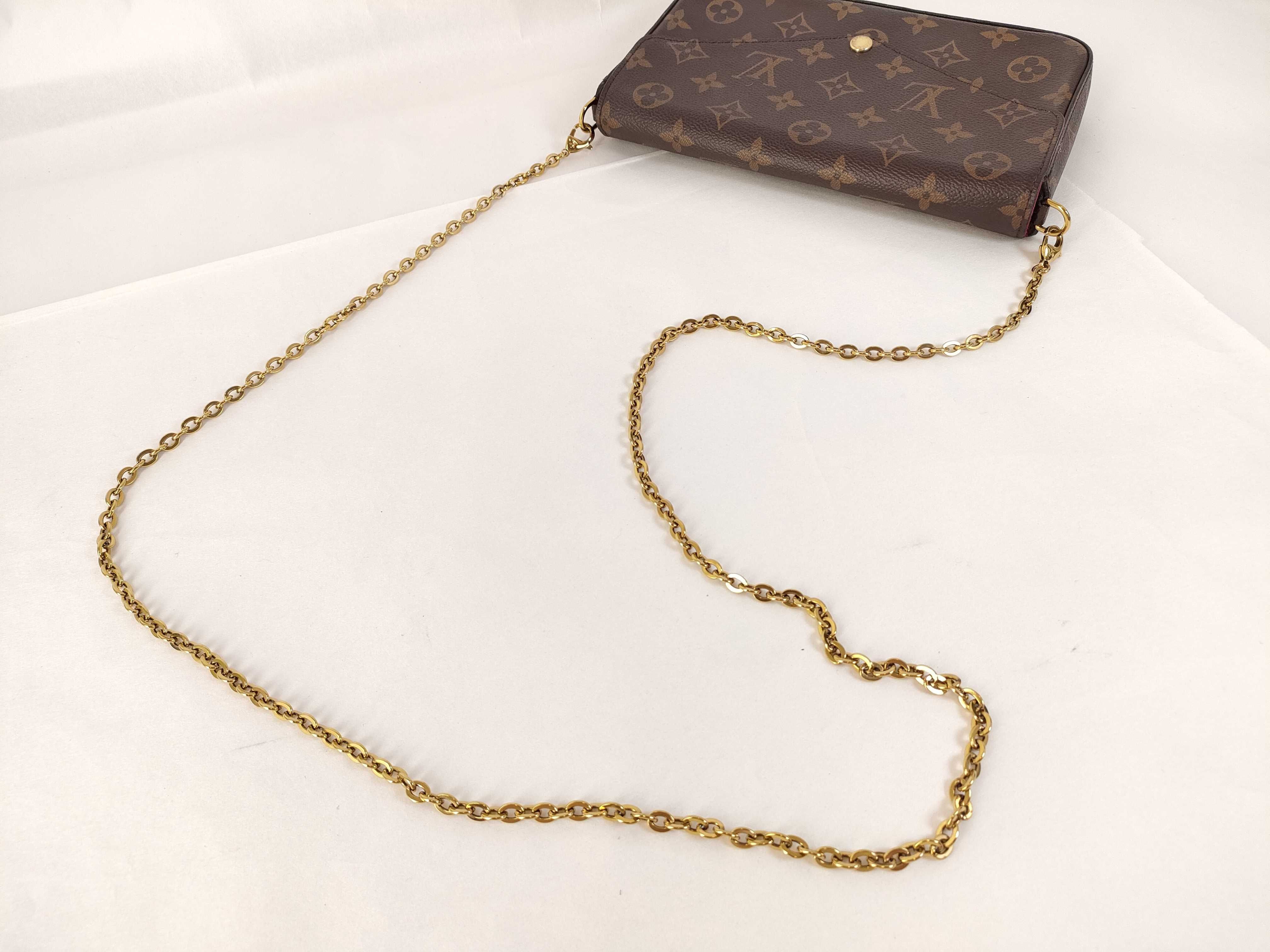 Monogram Chain Shoulder Bag — view 3