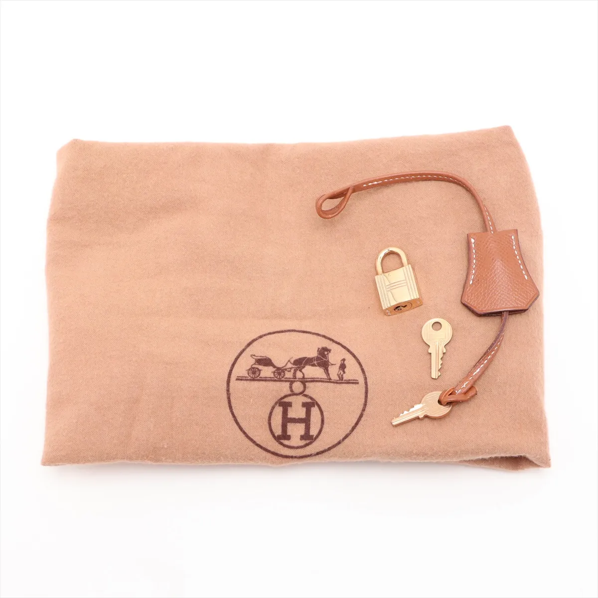 [Individually packaged] Hermes Kelly 32 Retournée Courchevel Gold Hardware Y: 1995 — view 13