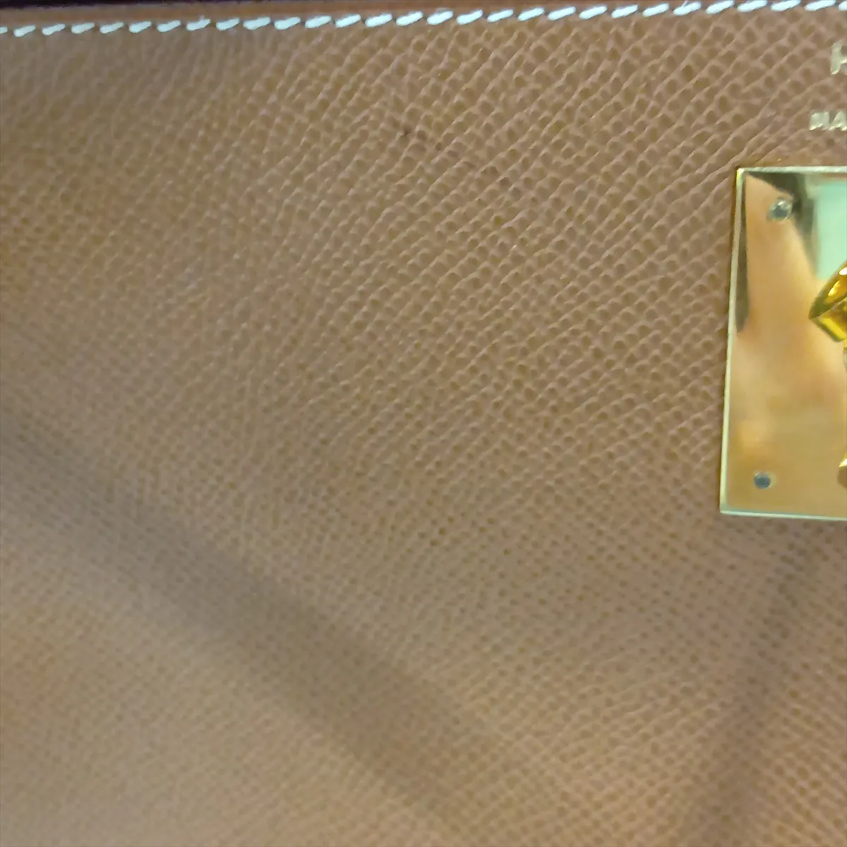 [Individually packaged] Hermes Kelly 32 Retournée Courchevel Gold Hardware Y: 1995 — view 15