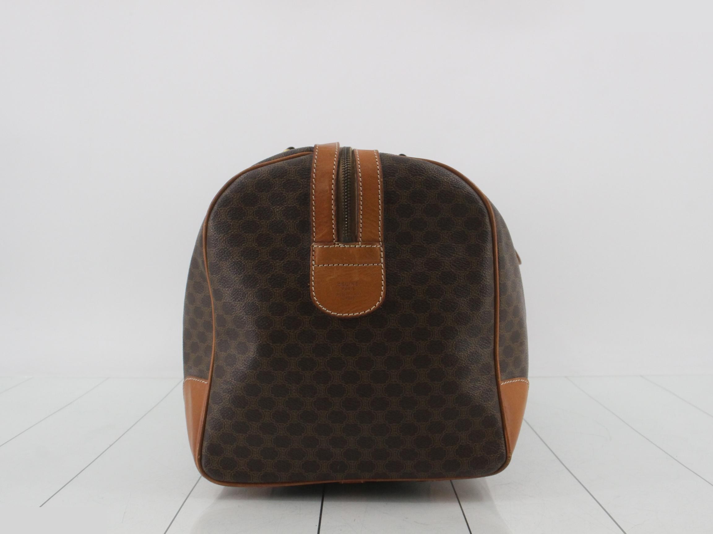 Macadam Boston bag, leather, beige/brown, gold hardware — view 3