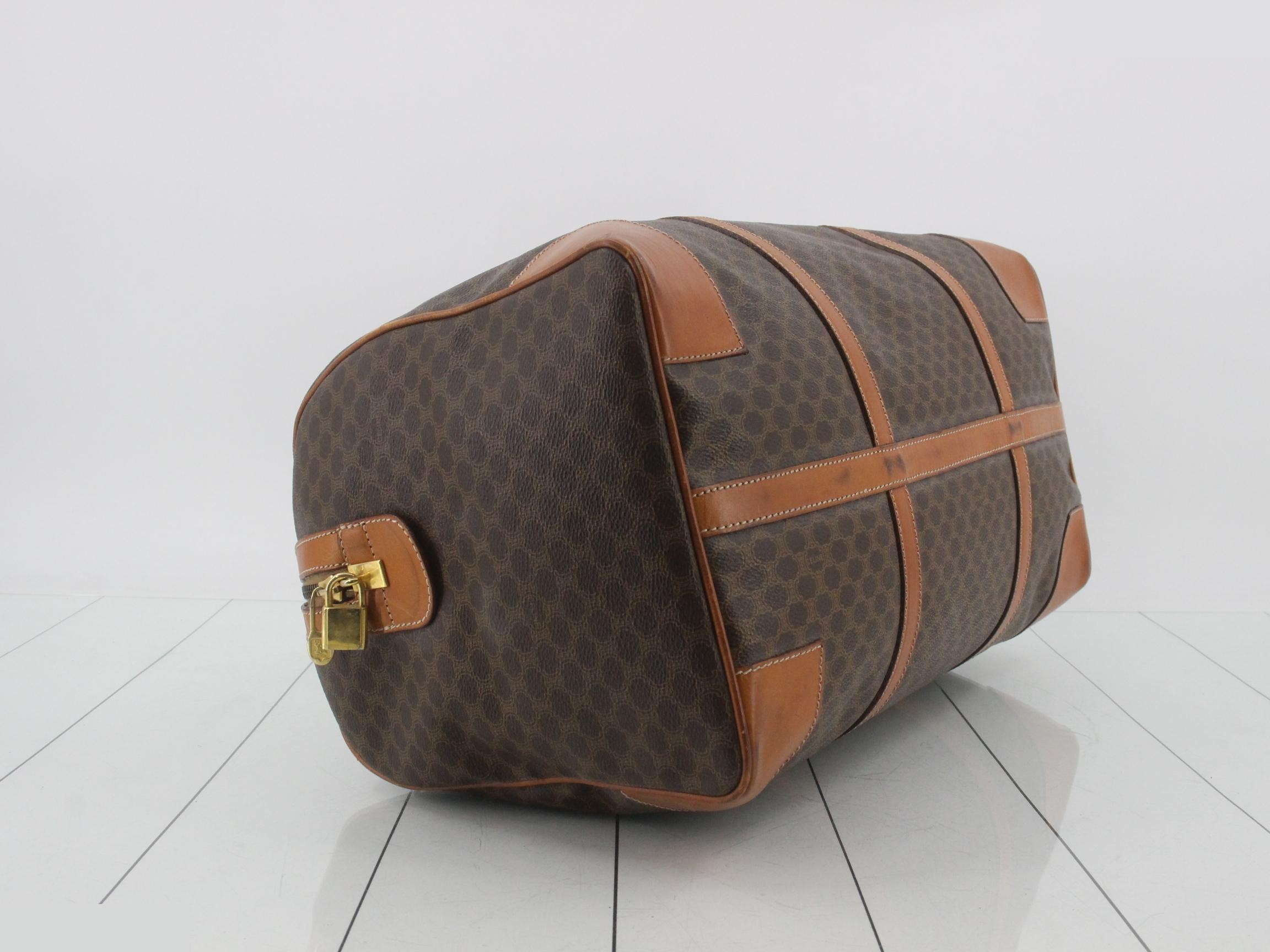 Macadam Boston bag, leather, beige/brown, gold hardware — view 5