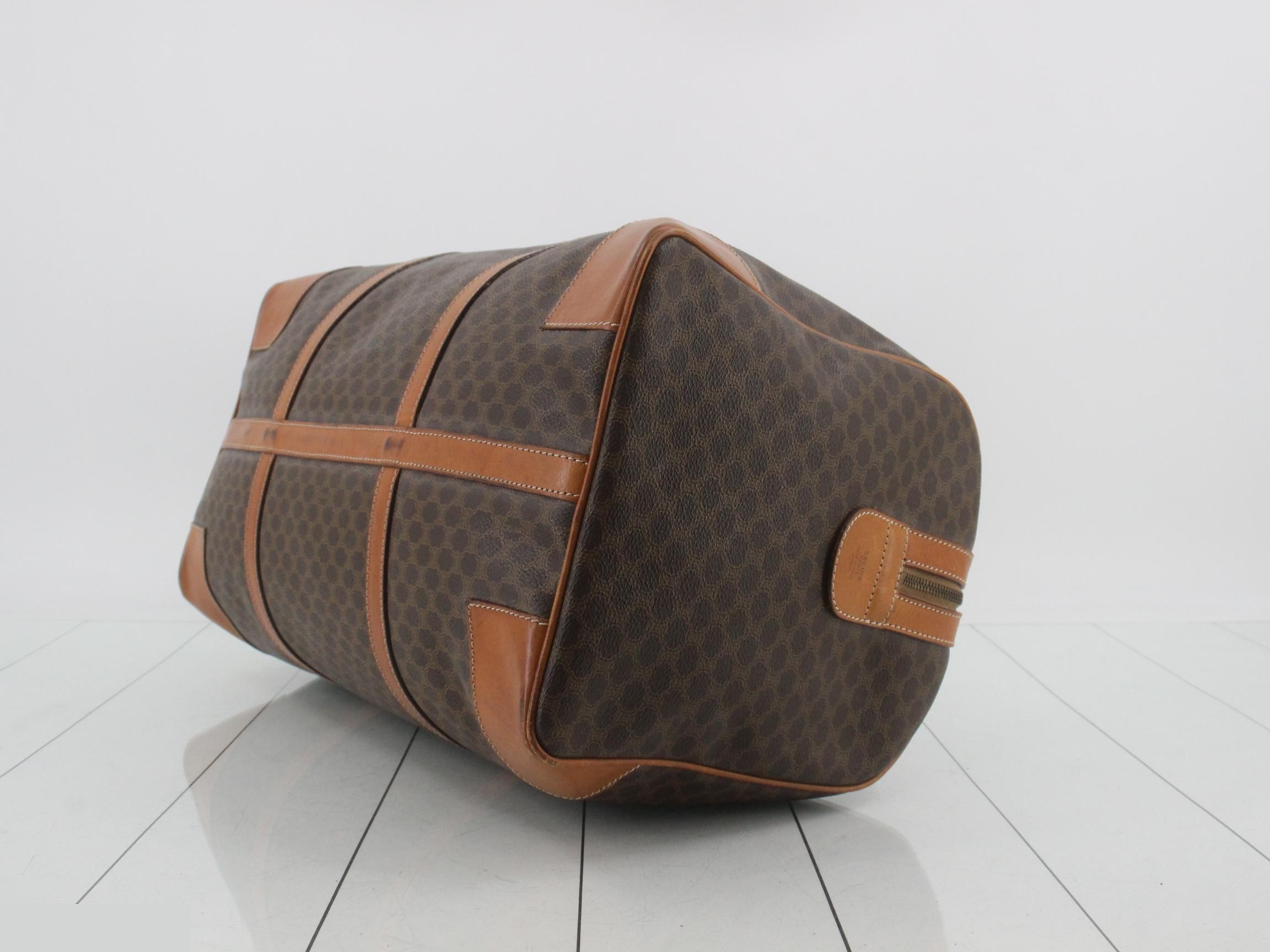 Macadam Boston bag, leather, beige/brown, gold hardware — view 6