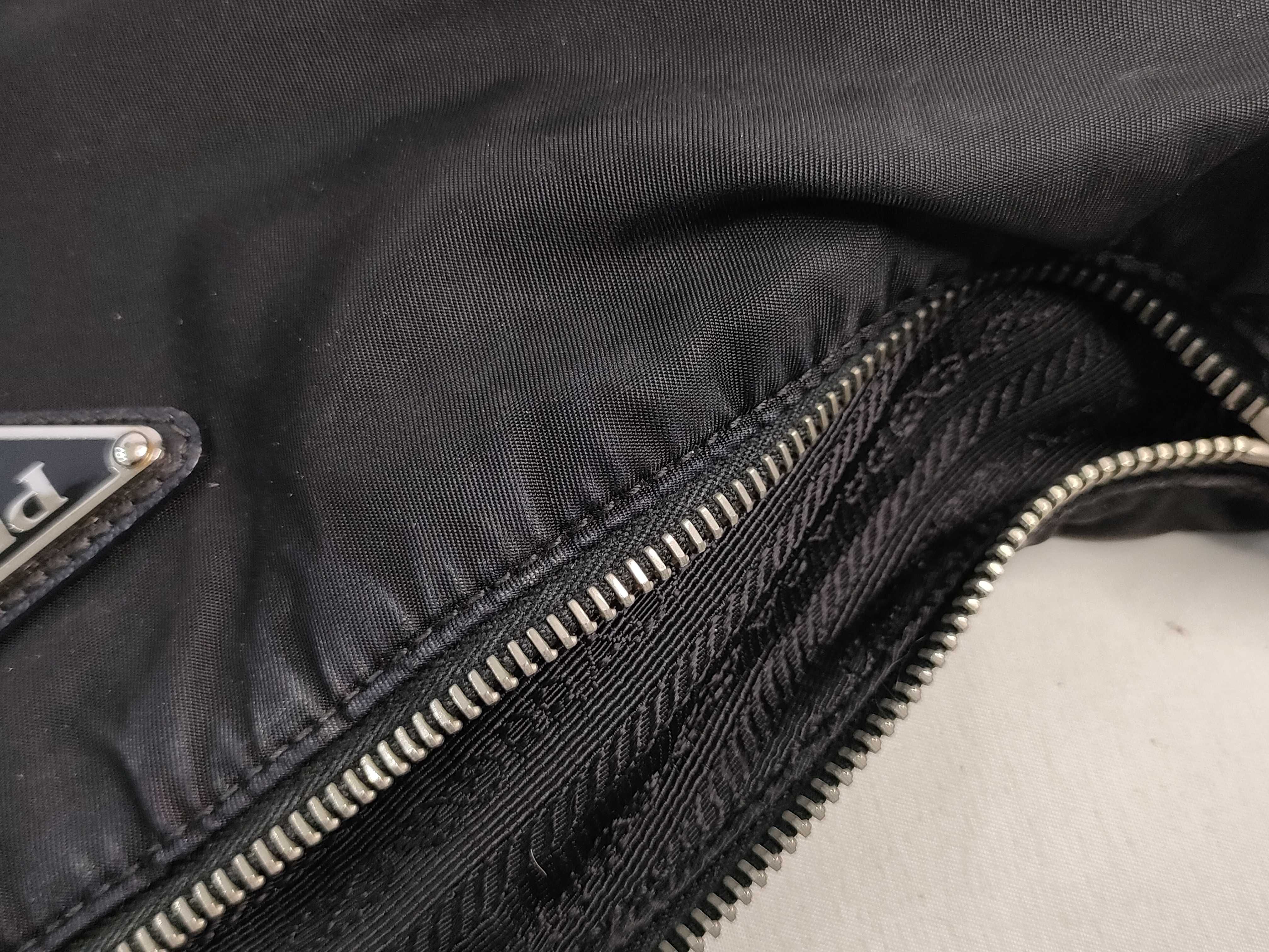 Nylon Prada Saffiano One-Shoulder Bag with Triangle Logo Nylon Shoulder Bag — view 15