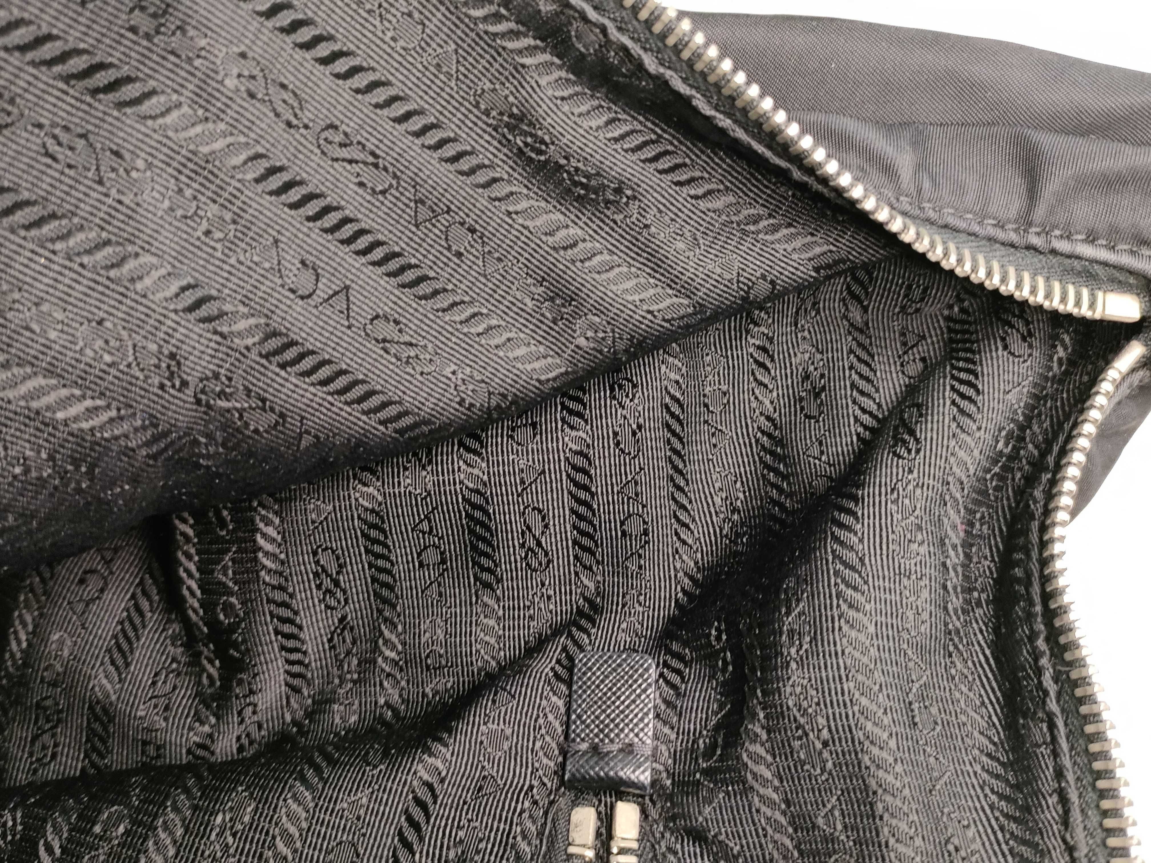 Nylon Prada Saffiano One-Shoulder Bag with Triangle Logo Nylon Shoulder Bag — view 9