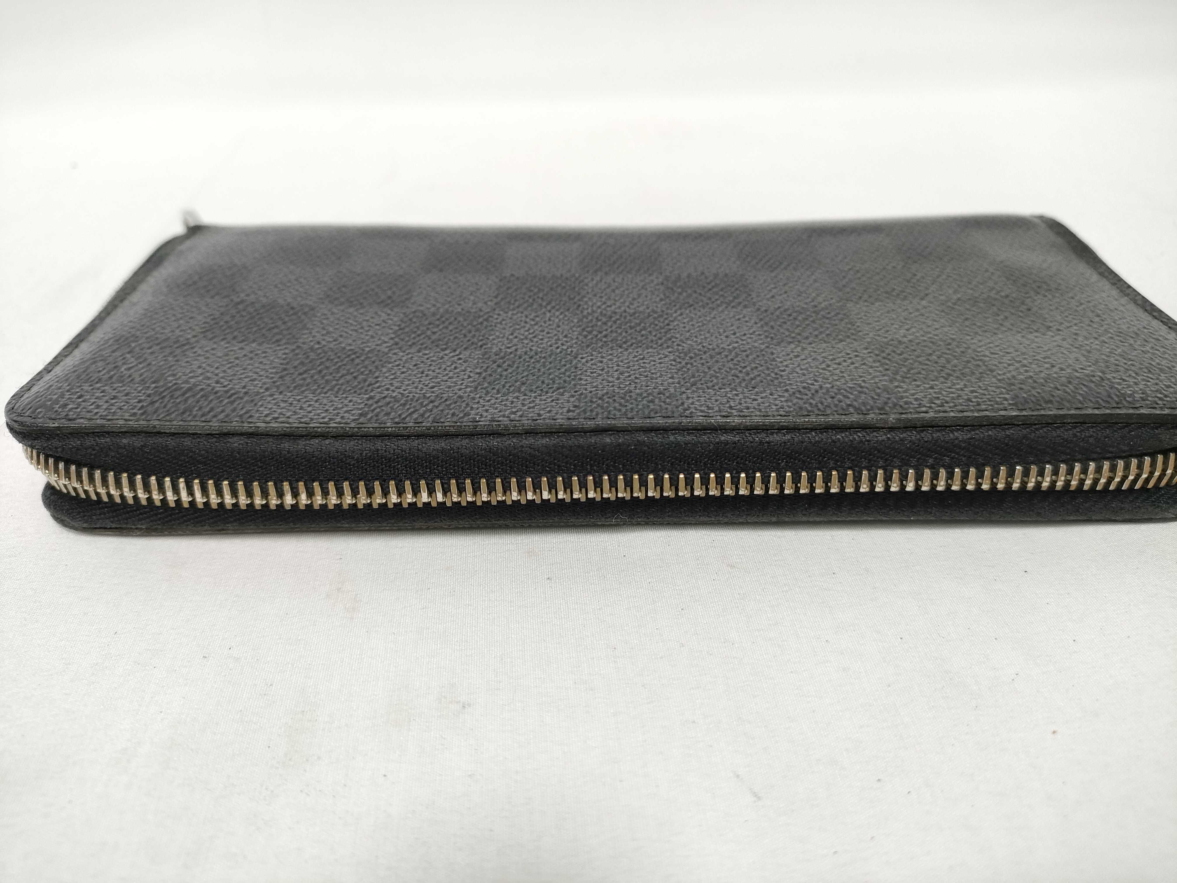 Damier Graphite LV Long Wallet Damier Graphite Wallet — view 7