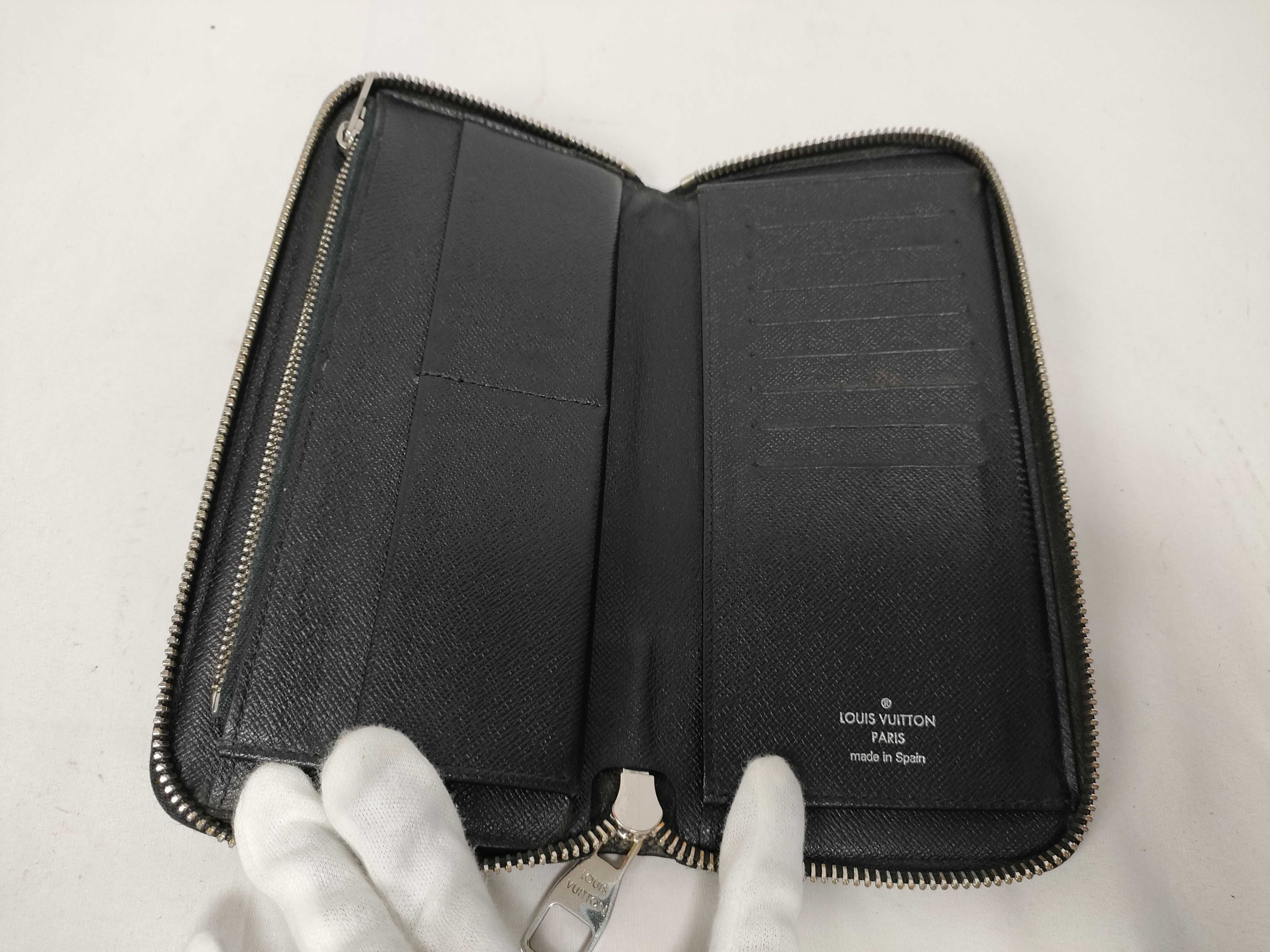 Damier Graphite LV Long Wallet Damier Graphite Wallet — view 9