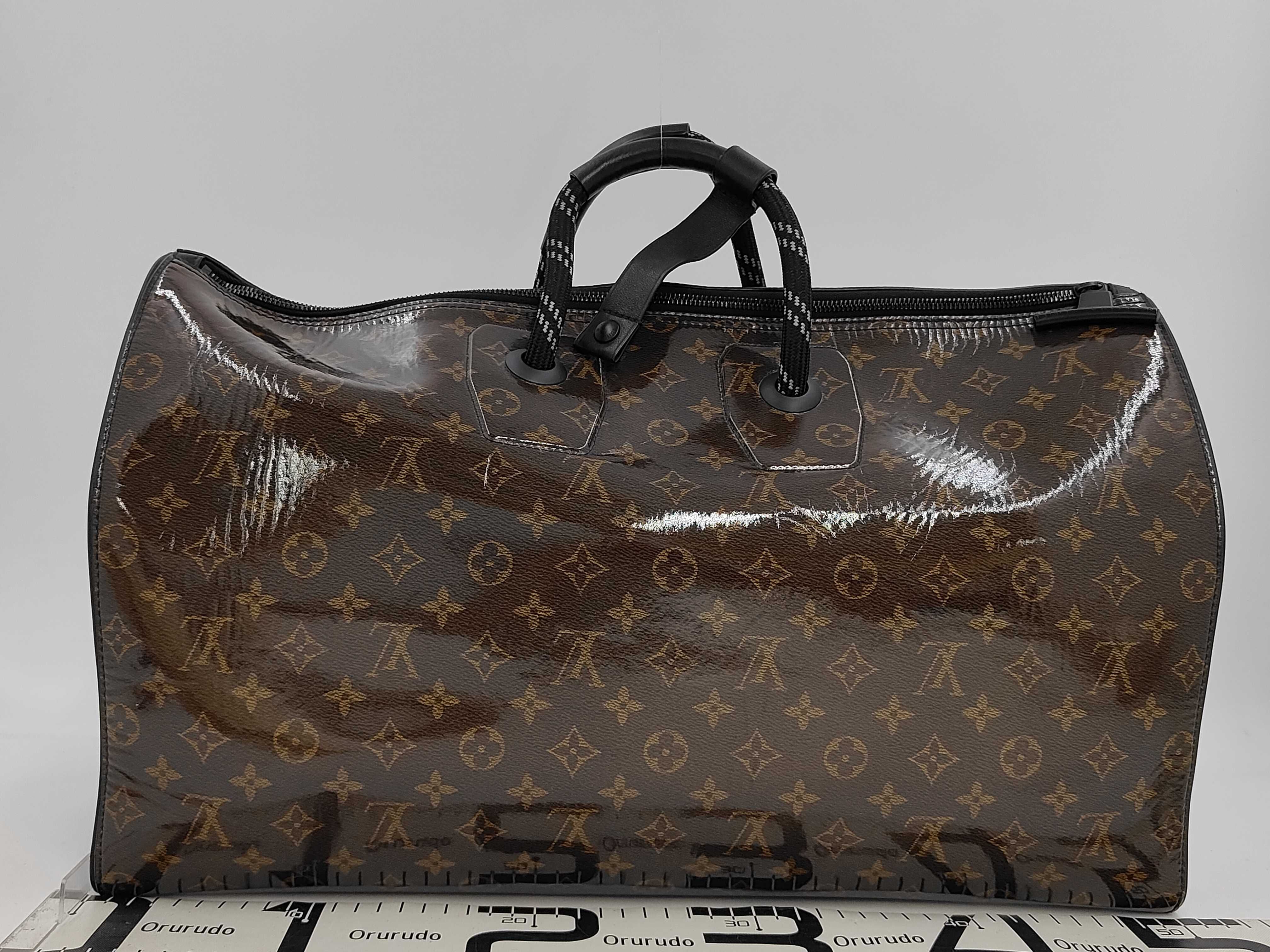 Enamel Monogram Keepall Handbag Shoulder Bag Boston Bag — view 2