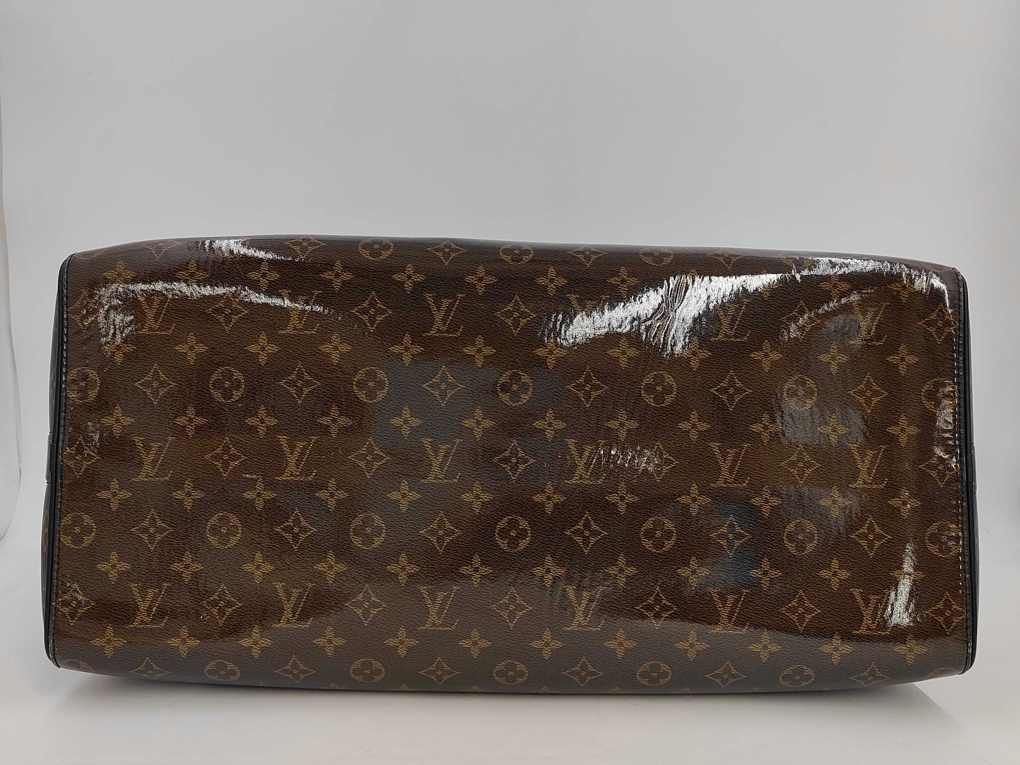 Enamel Monogram Keepall Handbag Shoulder Bag Boston Bag — view 4